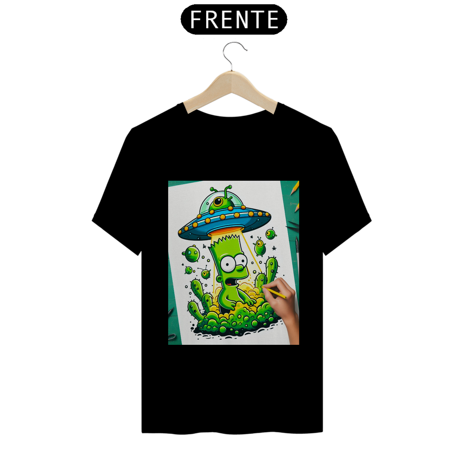 T-Shirt E.T. Bart Simpson