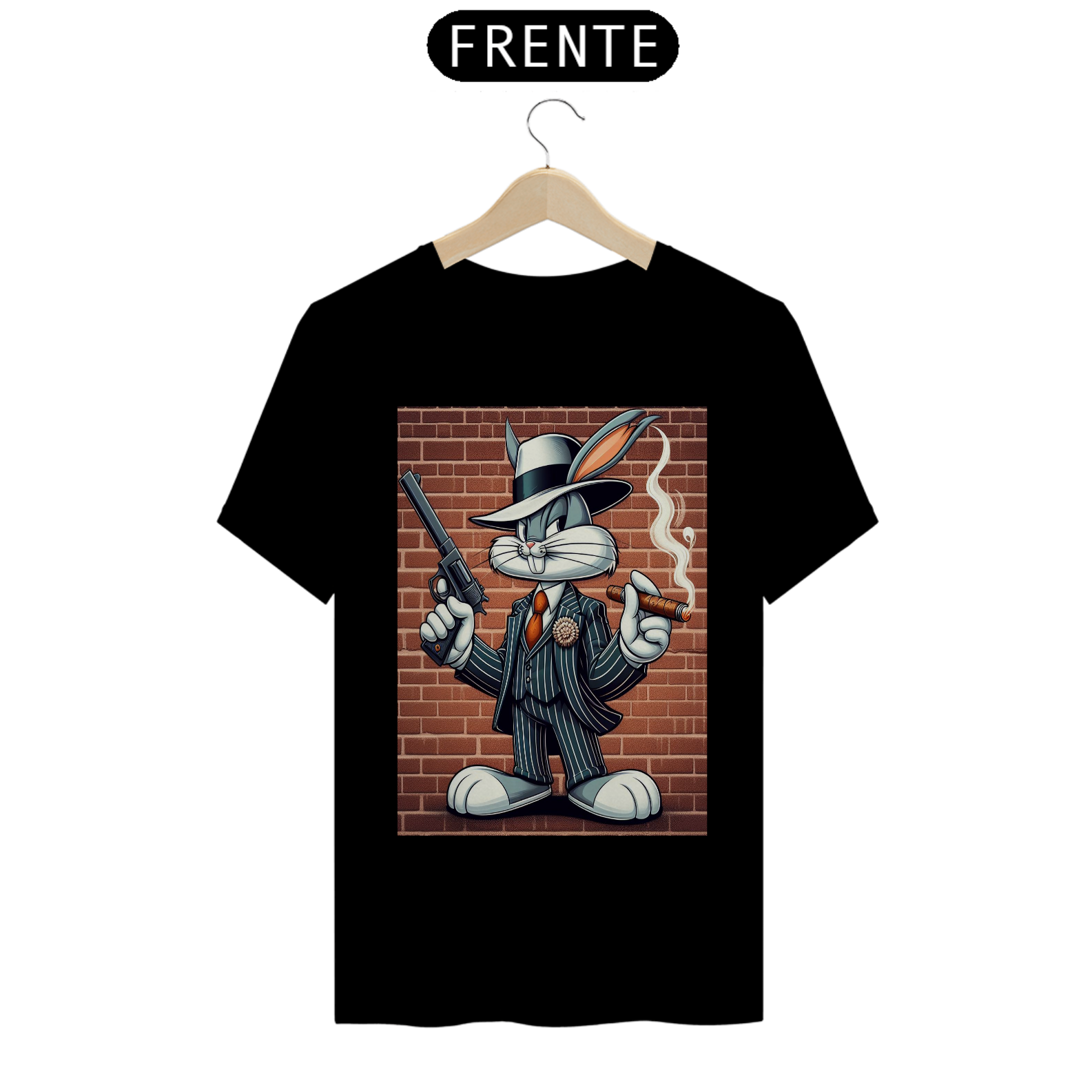 T-Shirt Pernalonga Gangster
