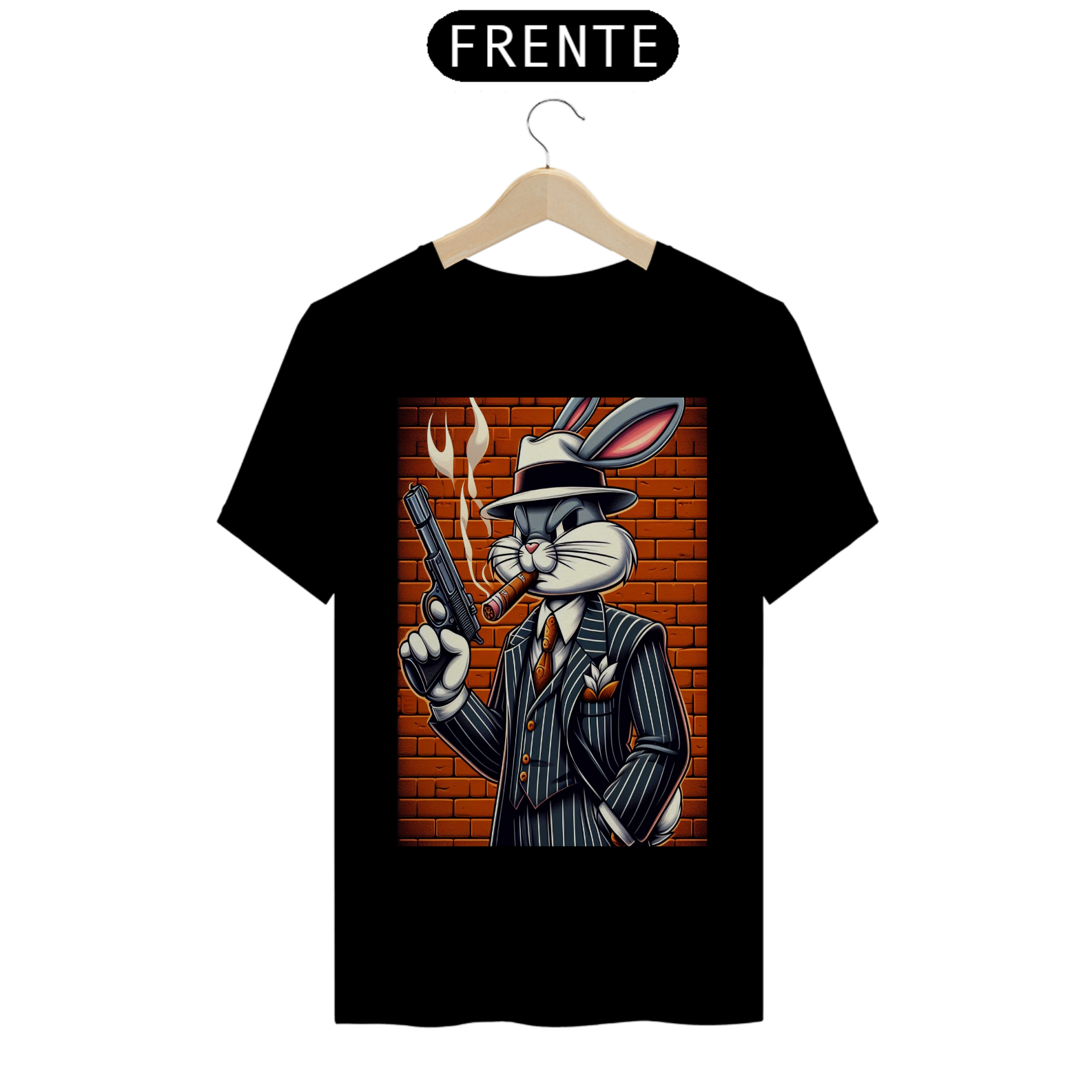 T-Shirt Pernalonga Gangster