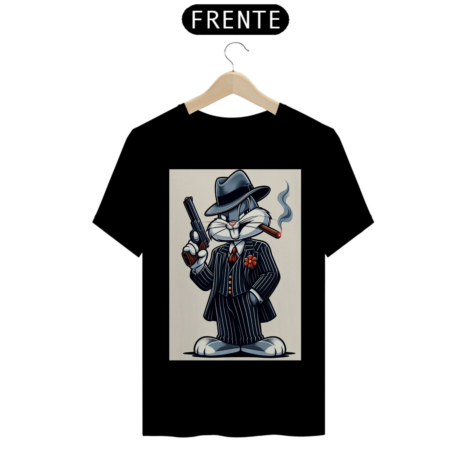 T-Shirt Pernalonga Gangster