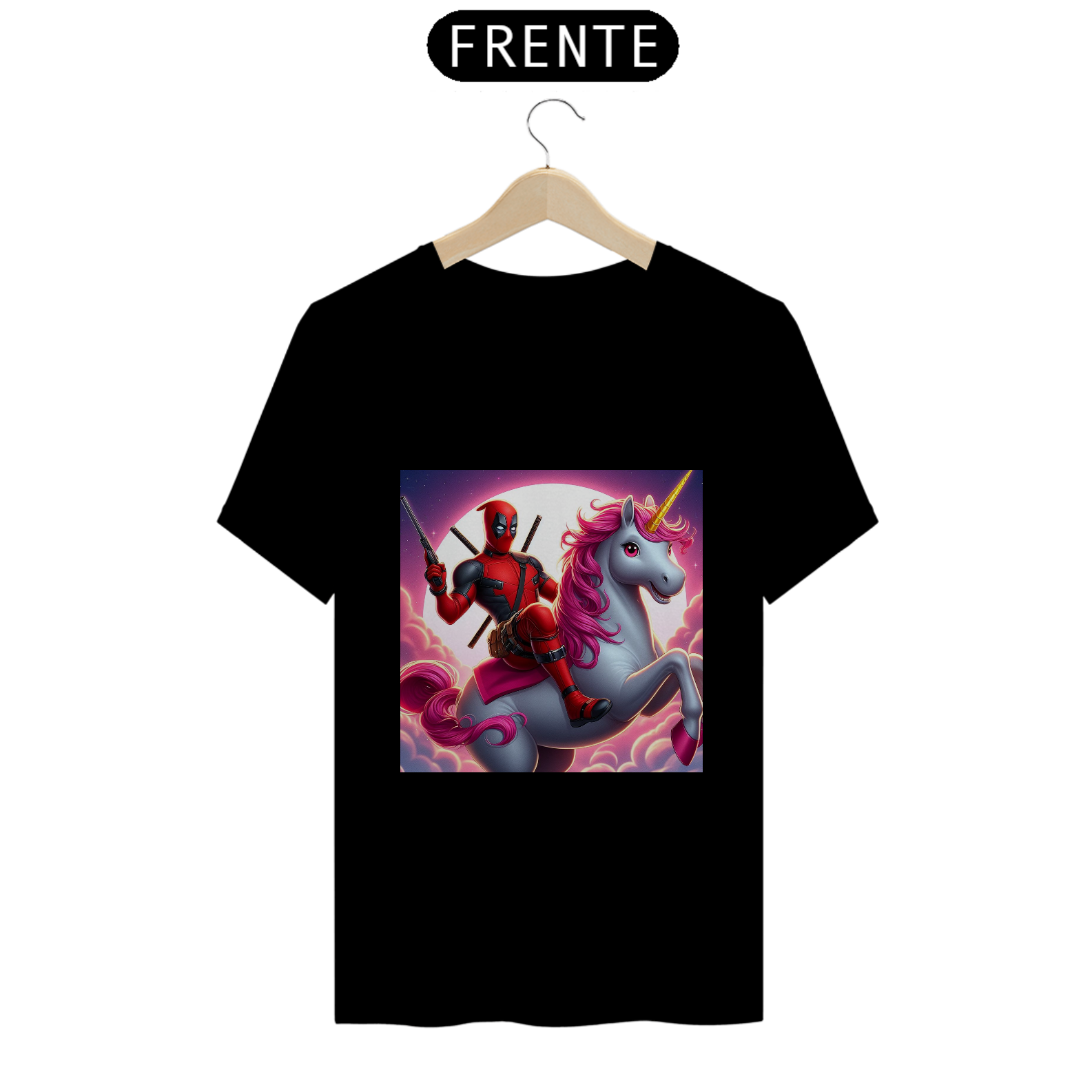 T-Shirt Deadpool Unicórnio