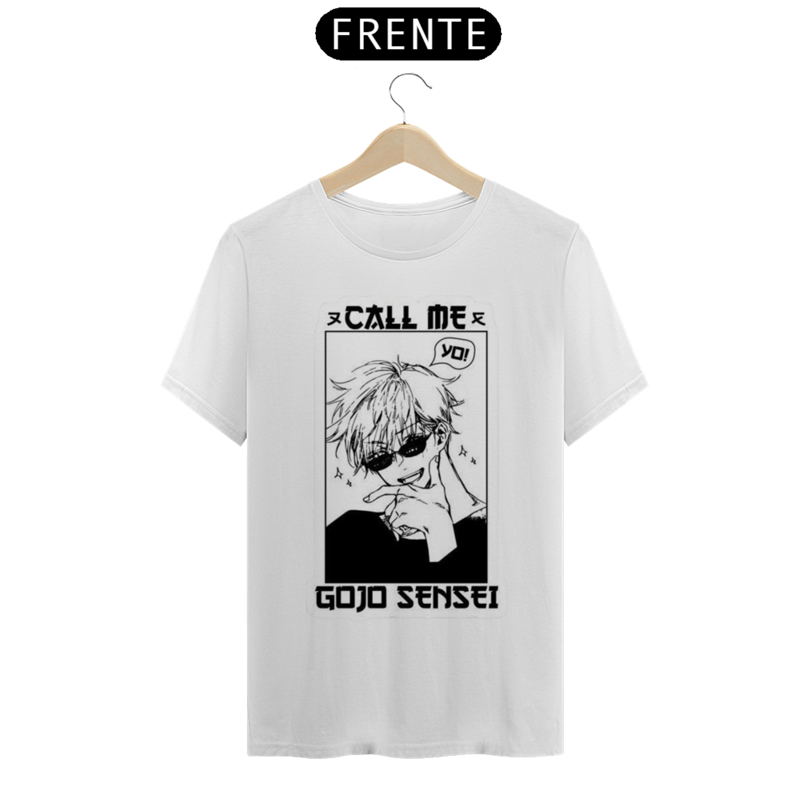 Camisa Jujutsu Kaisen - Gojo Satoru Call Me