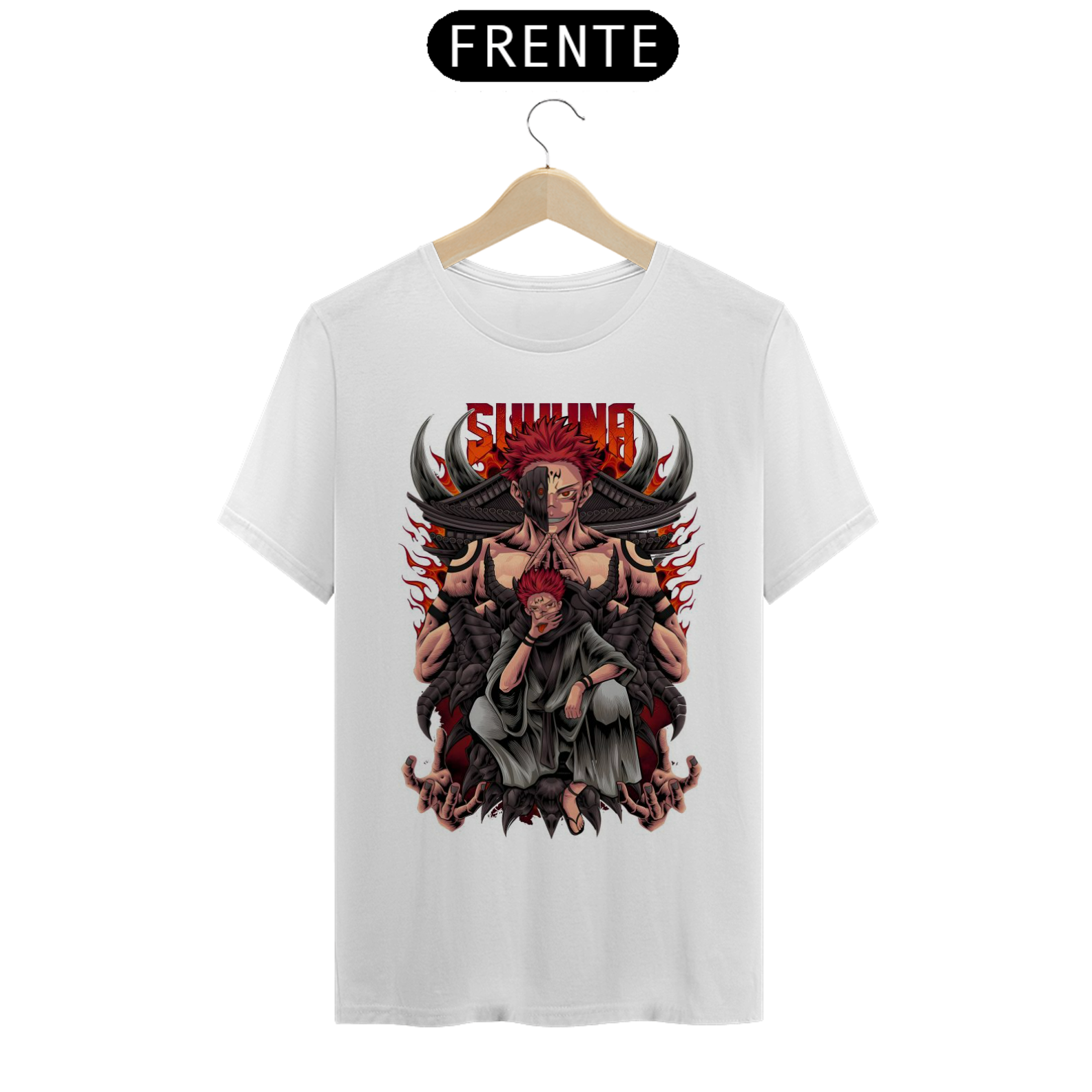 CAMISETA JUJUTSU KAISEN SUKUNA