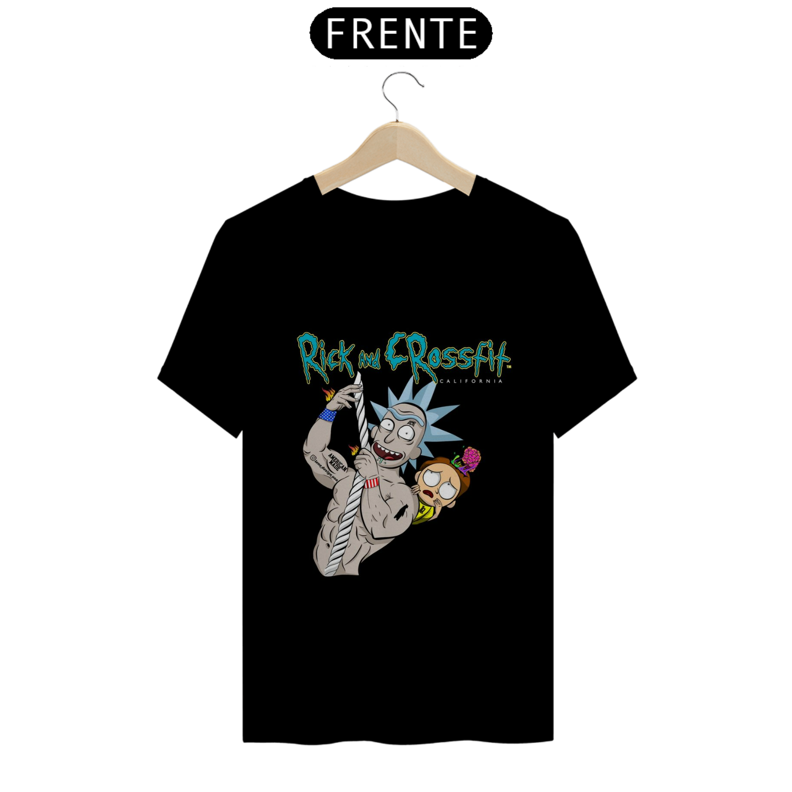 CAMISETA - RICK AND CROSSFIT