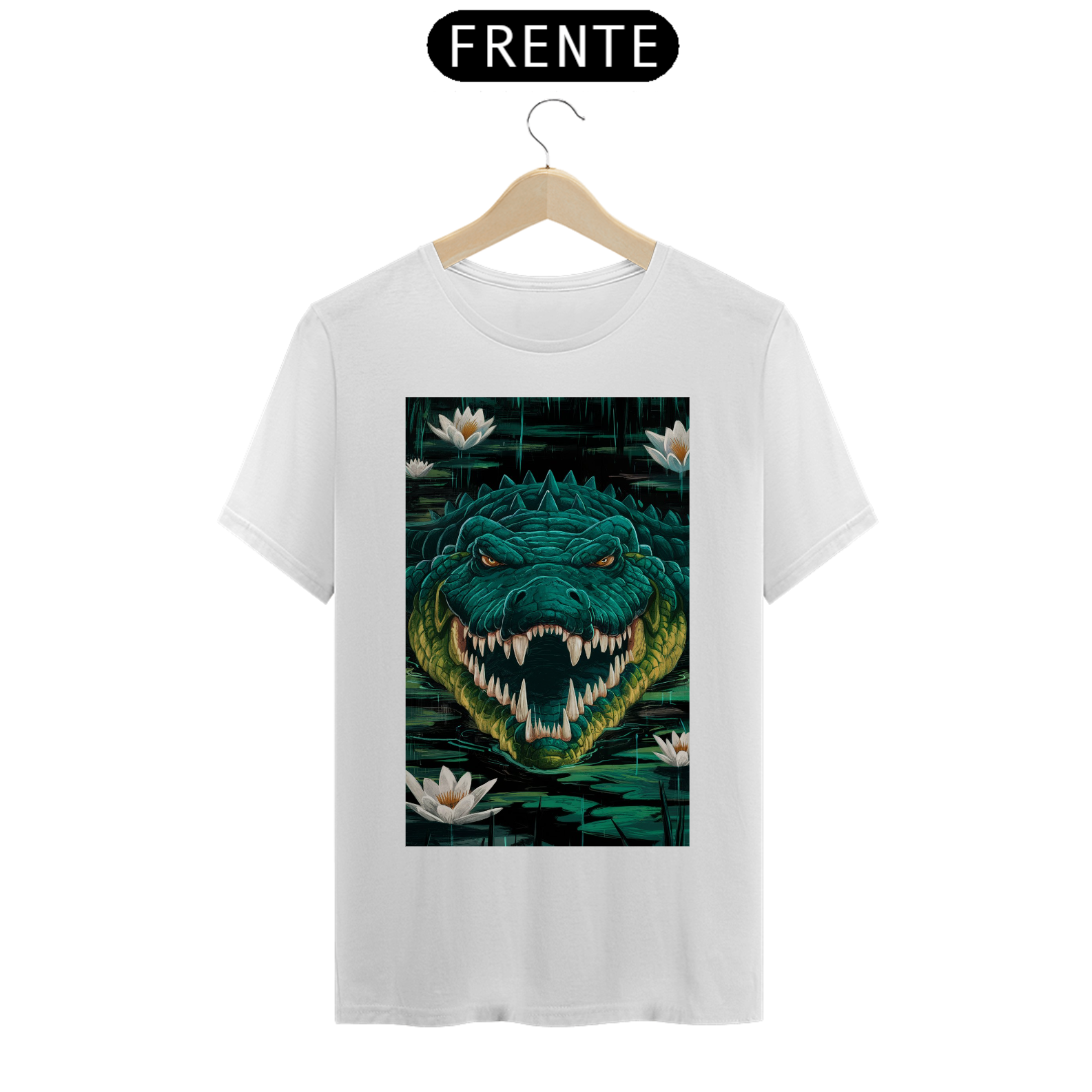 Camisa- crocodilo do pântano 