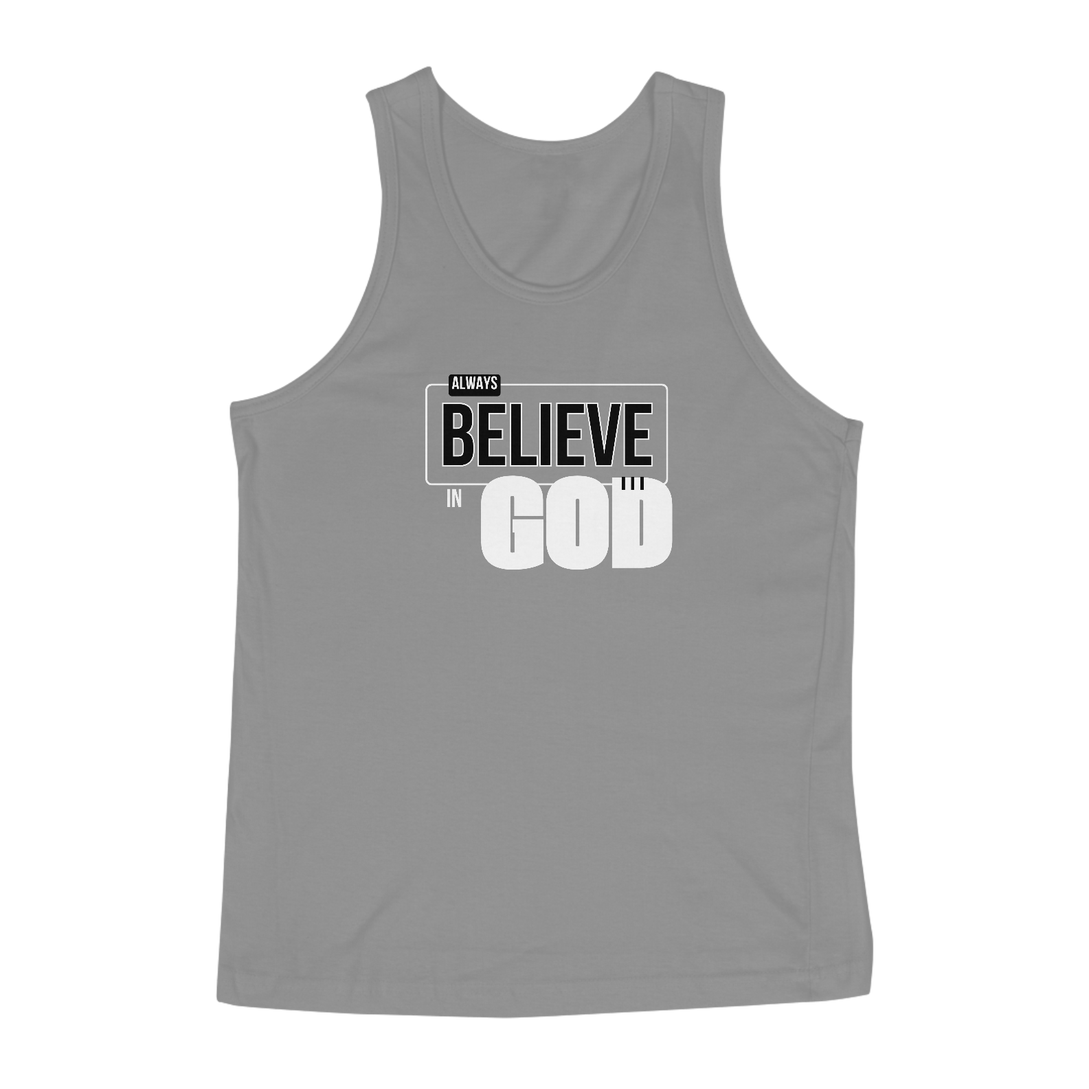 Camiseta Regata Quality Alway Believe in GOD