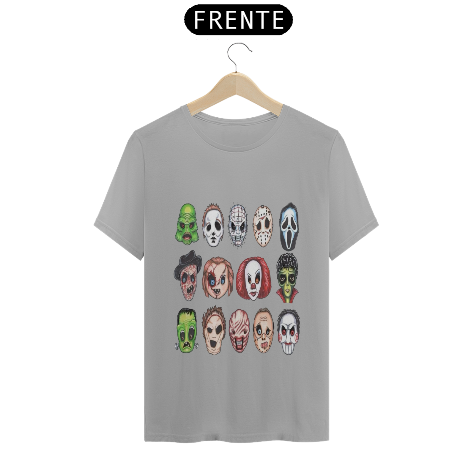 Camisa Classic Personagens de terror