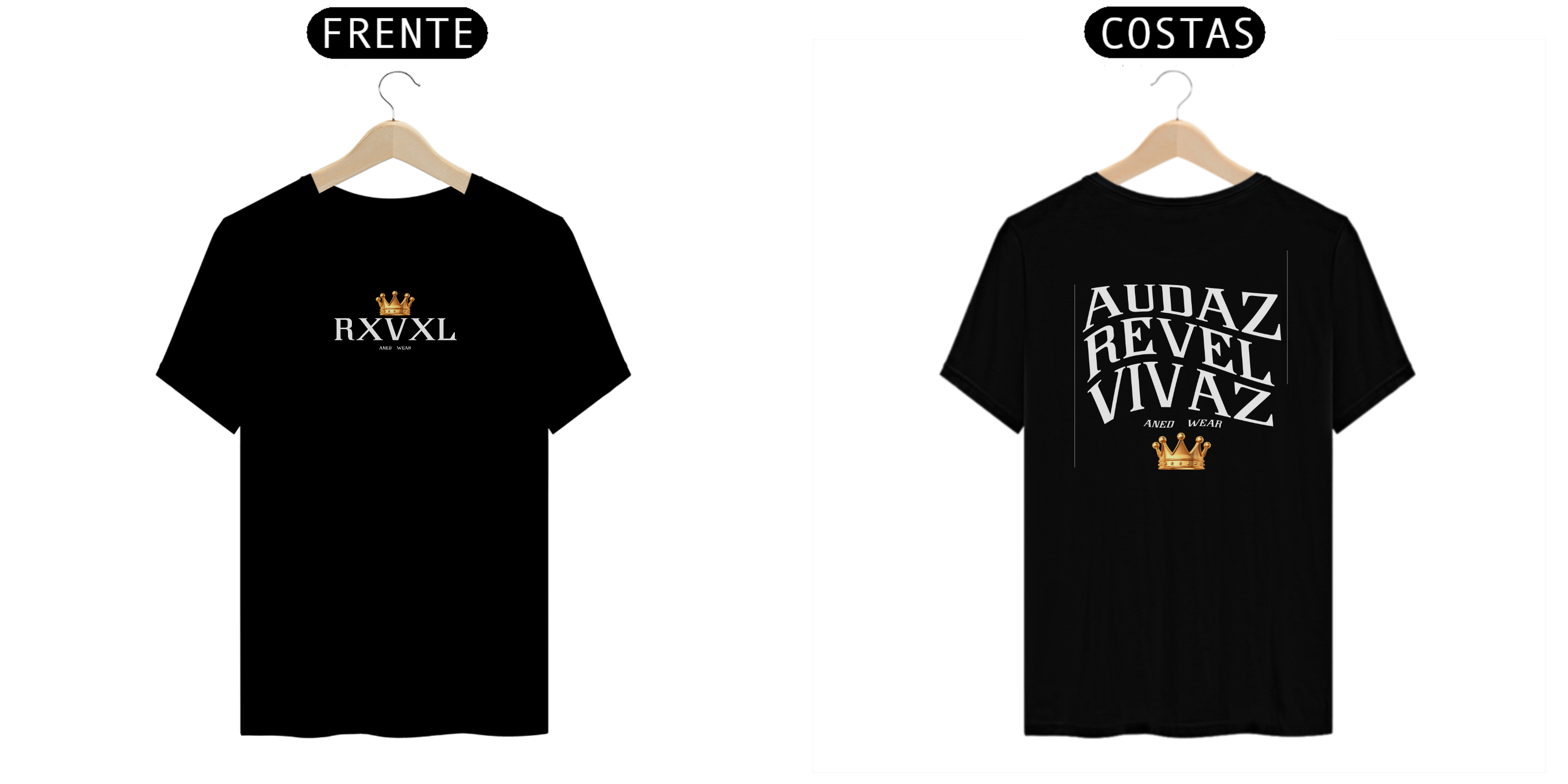 Nome do produto: Camiseta Aned Wear - Audaz, Revel, Vivaz