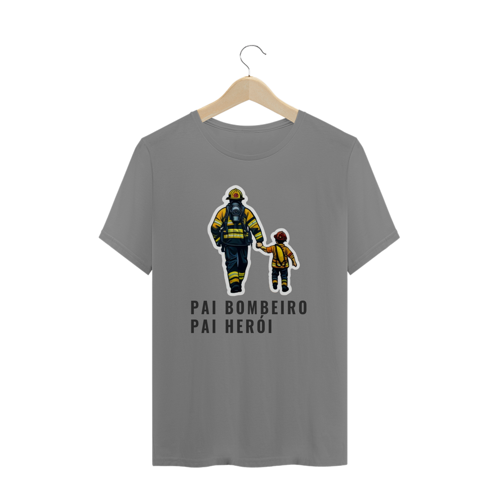 PAI BOMBEIRO PAI HERÓI (PLUS SIZE)