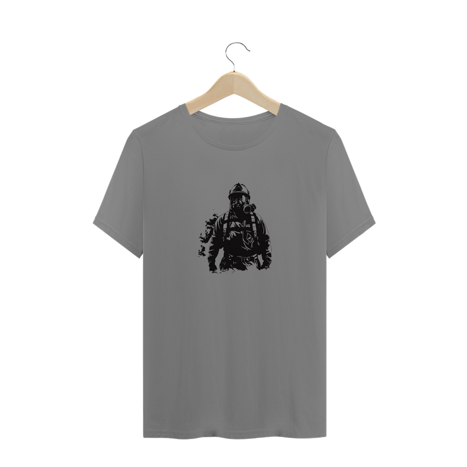 T-Shirt Plus Size - Pronto para o Combate