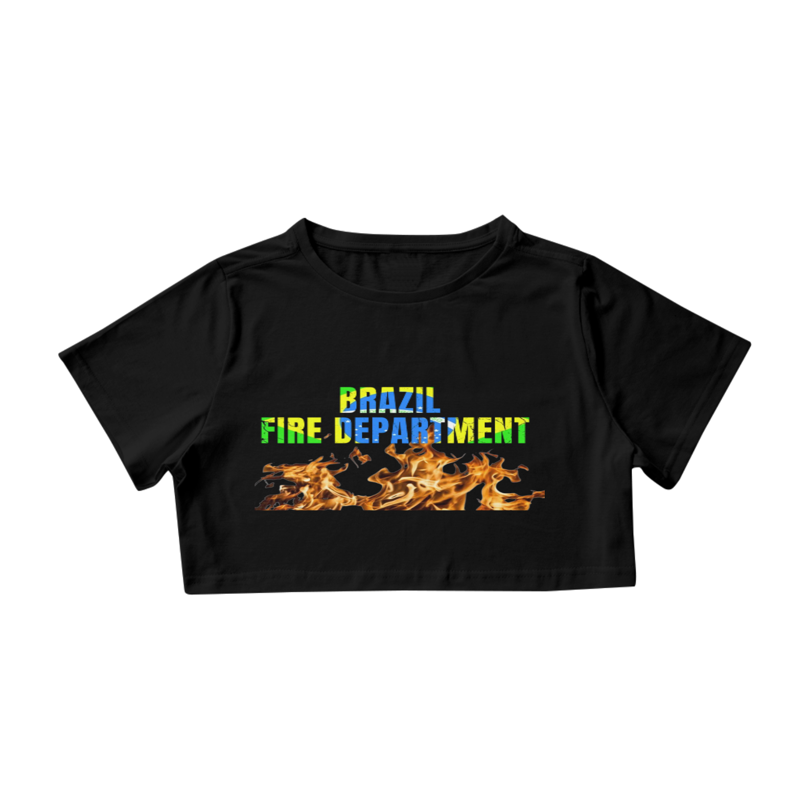 Camisa Cropped - Brazil Department 