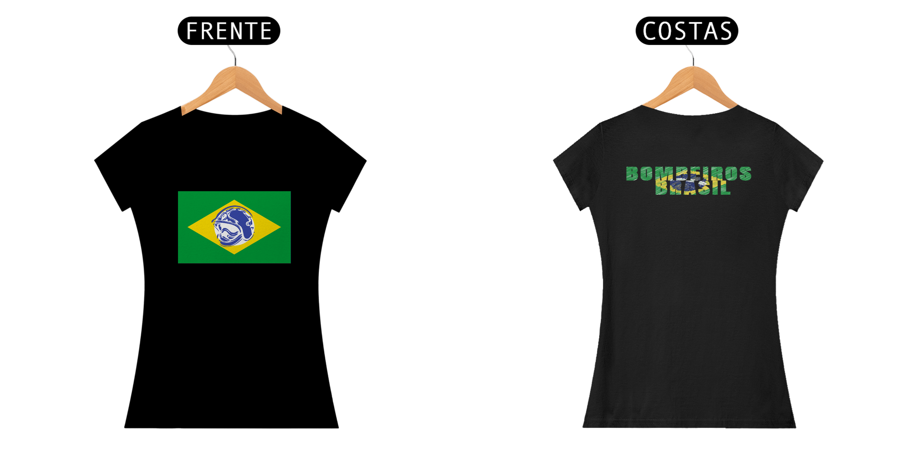 Baby Long Prime - Bombeiros Brasil Fem