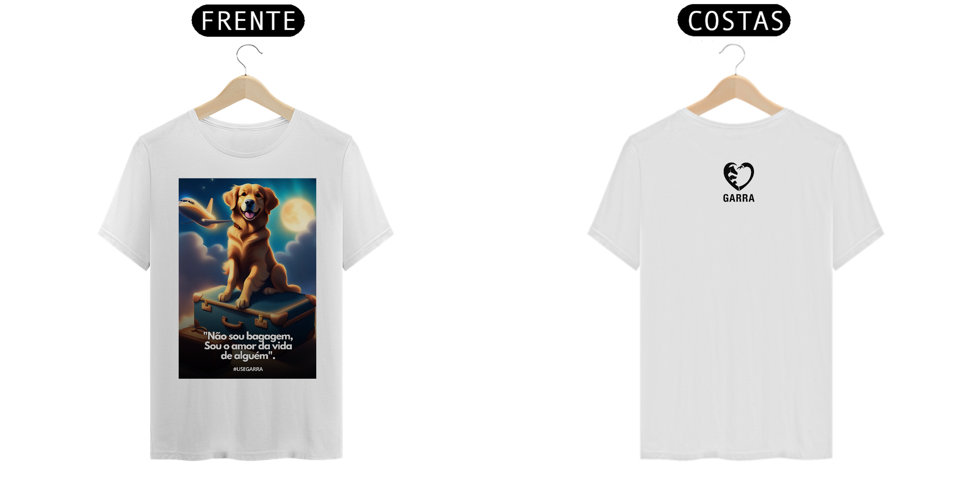 T-shirt Classic - Linha Pet Viagem Colors