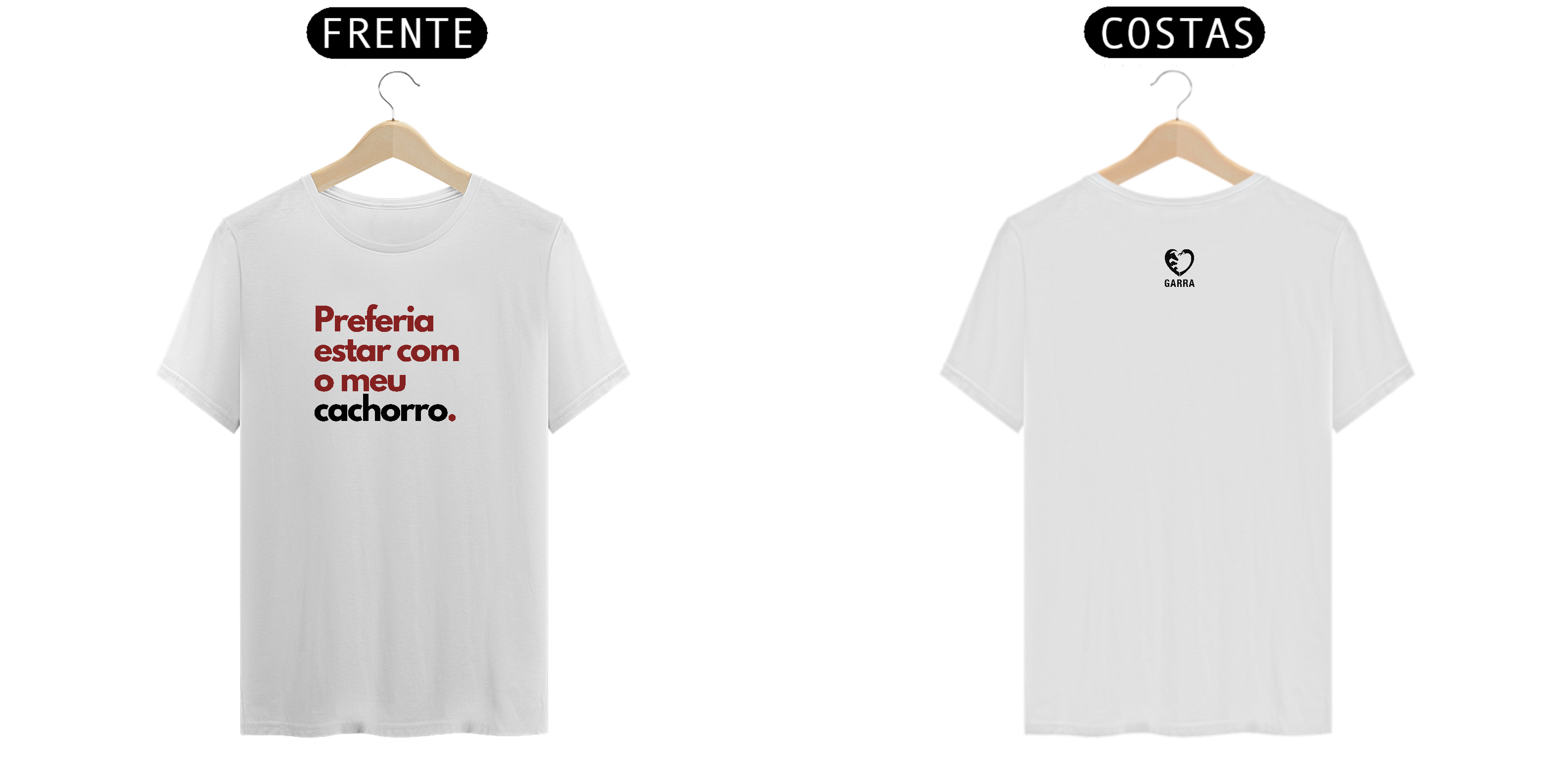 T-shirt Classic Frases - Valor promocional