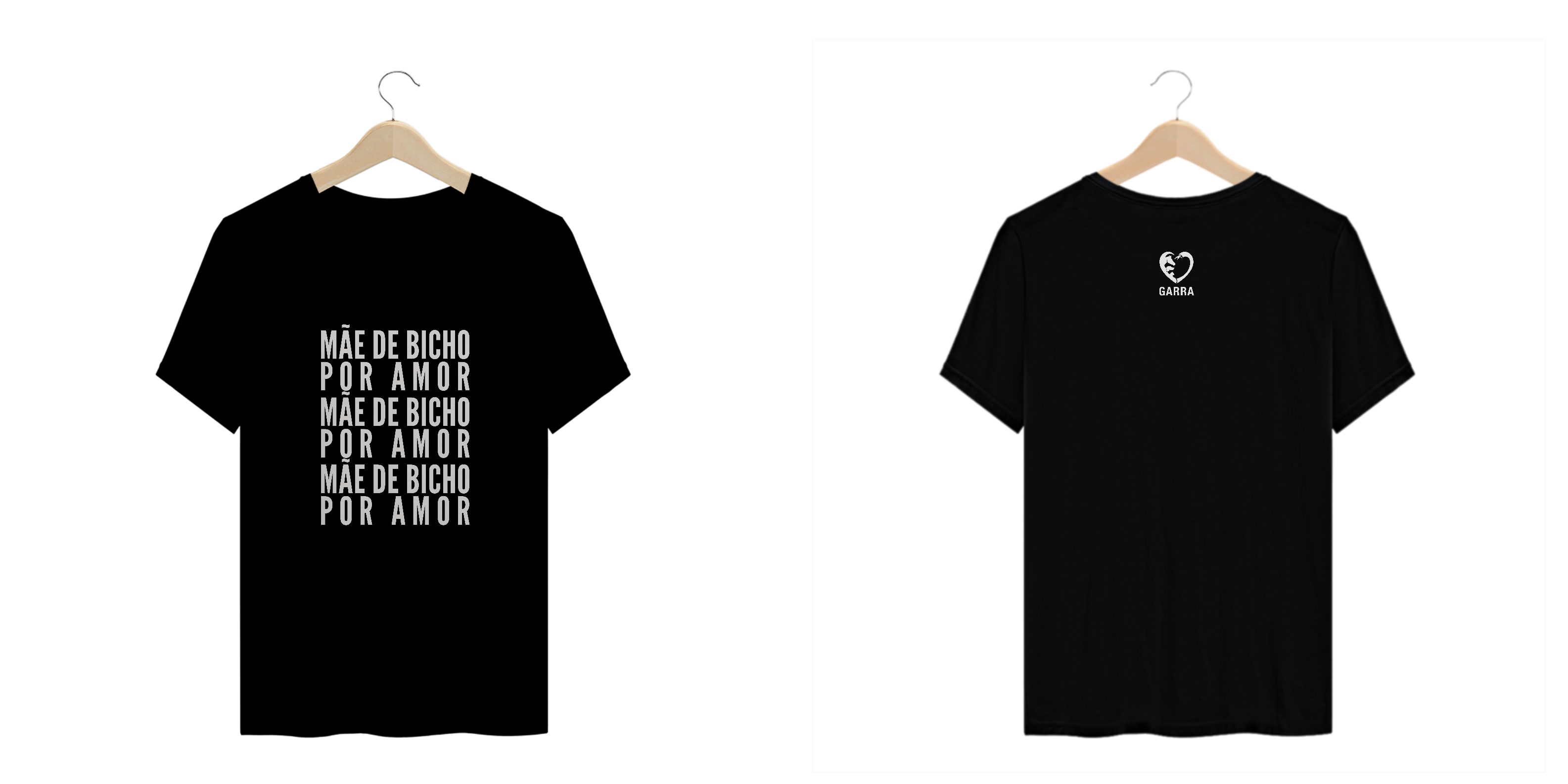 T-Shirt Plus Size - Mãe de bicho por amor