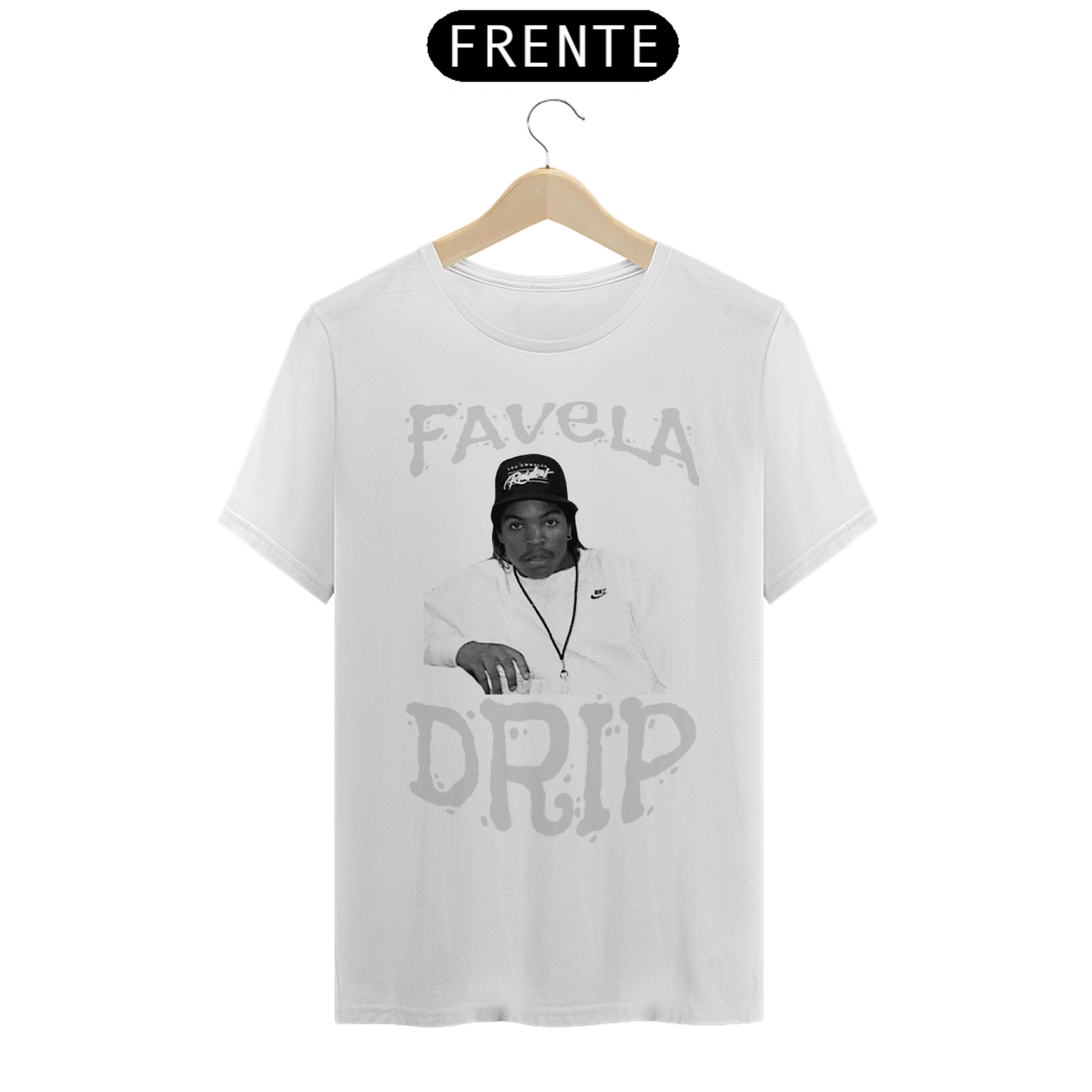 Nome do produto  Camisa Favela Drip - Ice Cube (Linha Pima)