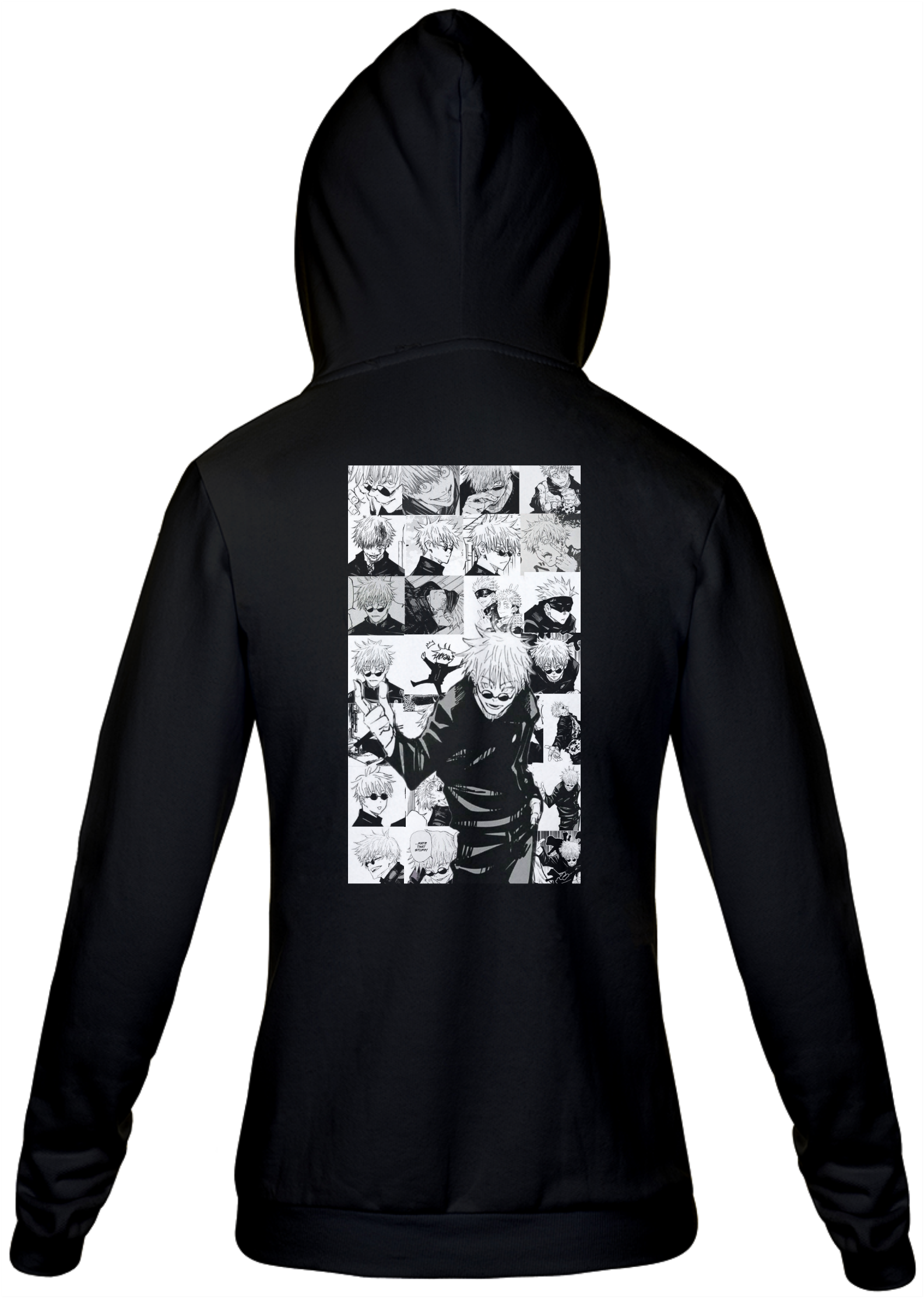 Moletom com ziper-mangá