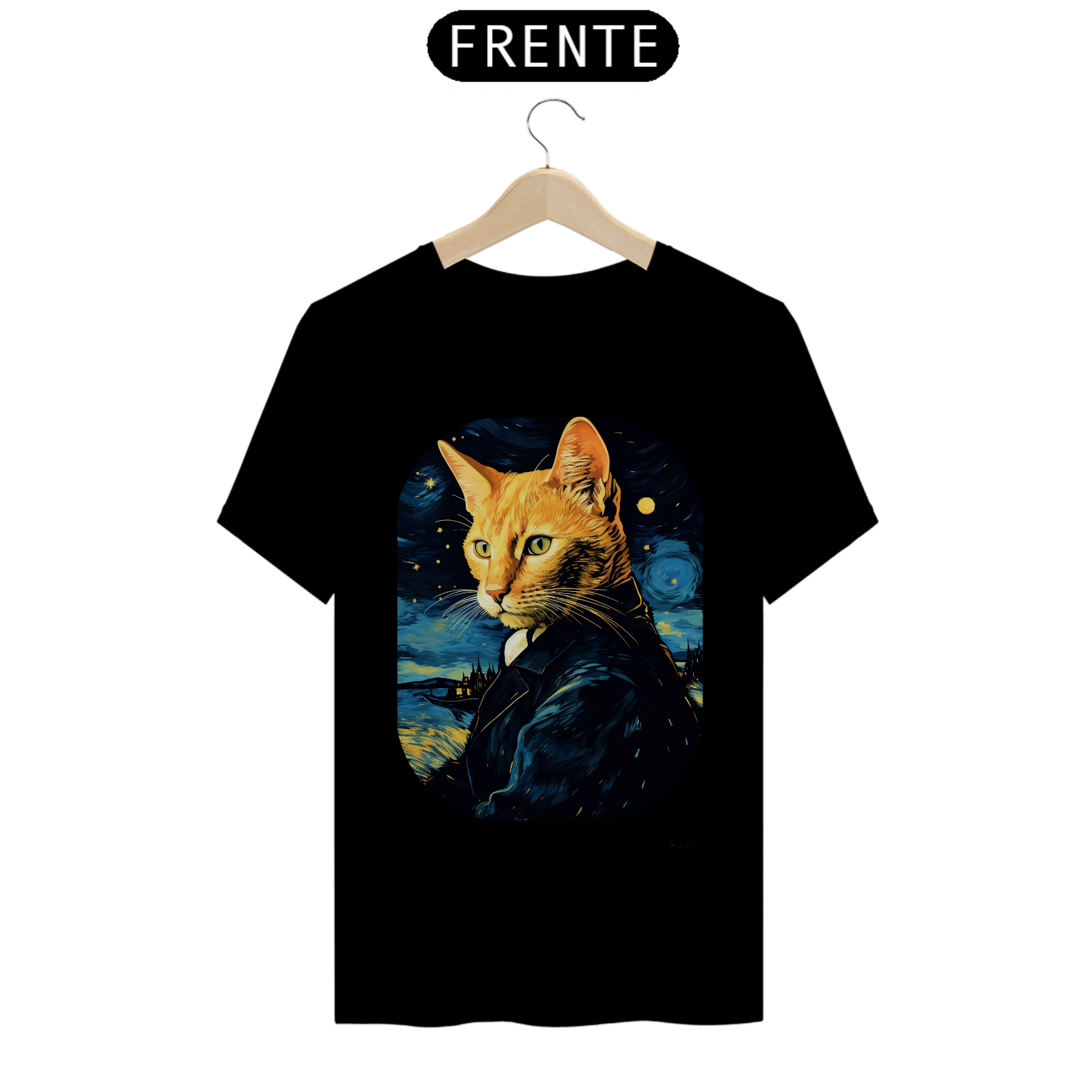 Camisa Ilustração de gatos