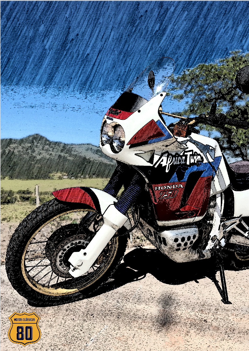 Poster Africa Twin à Lapís
