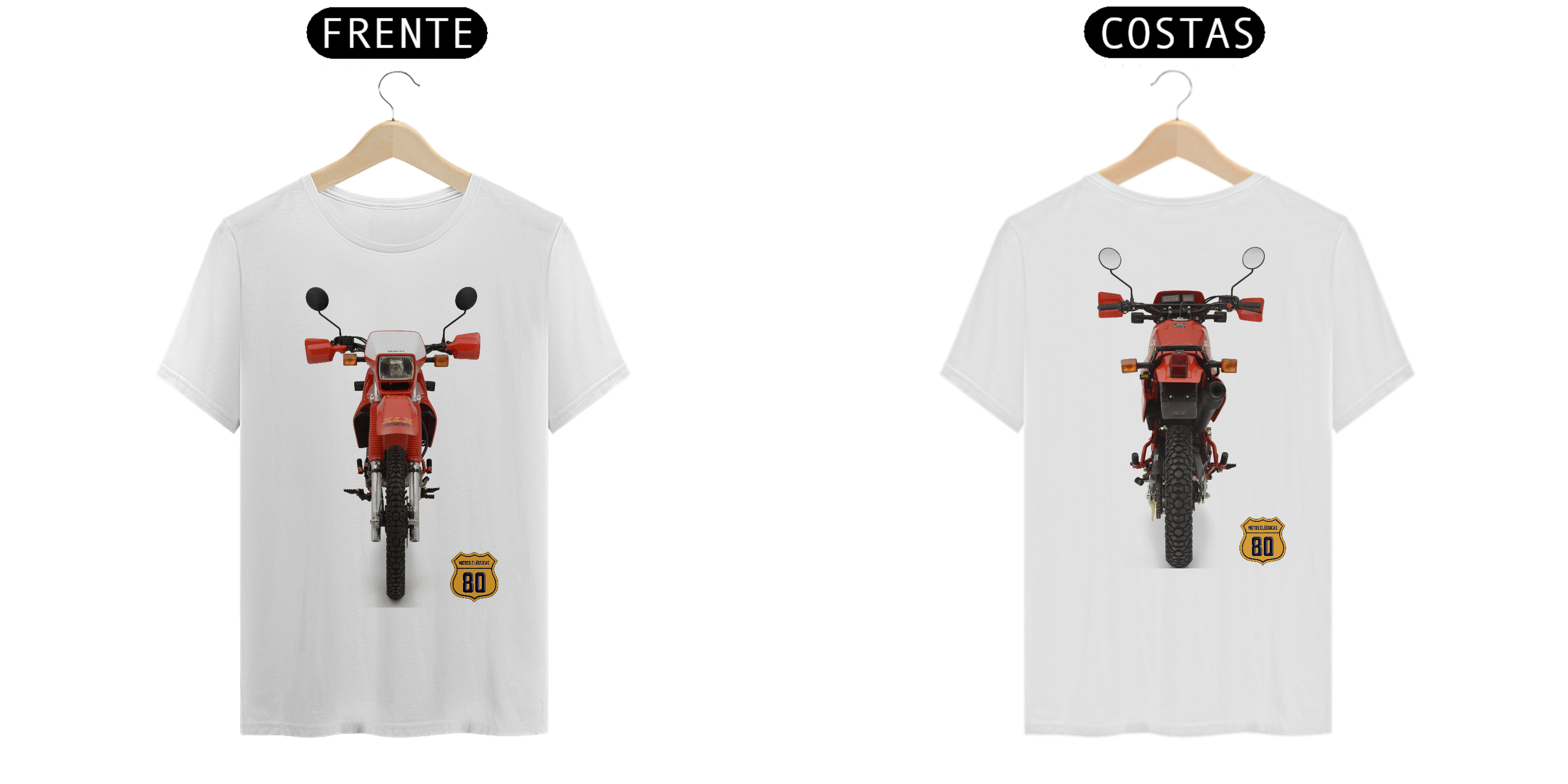 Camiseta FRENTE e COSTAS XLX 350R