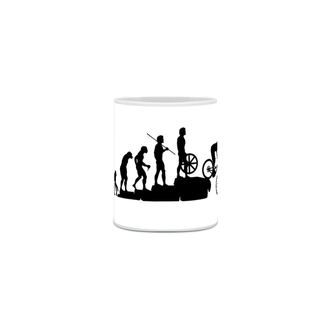Caneca evolução do ciclista