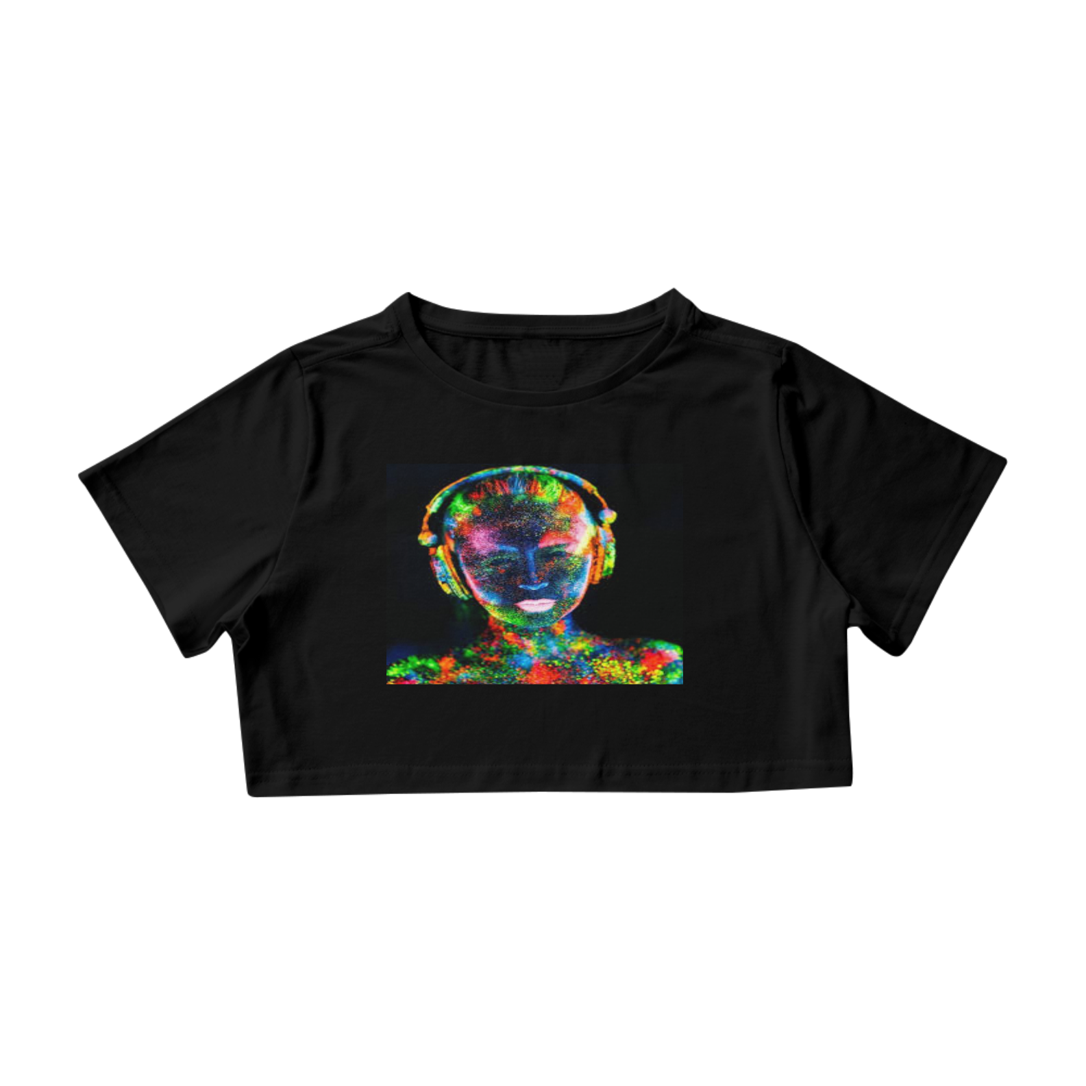 Camisa Cropped -goodvibes