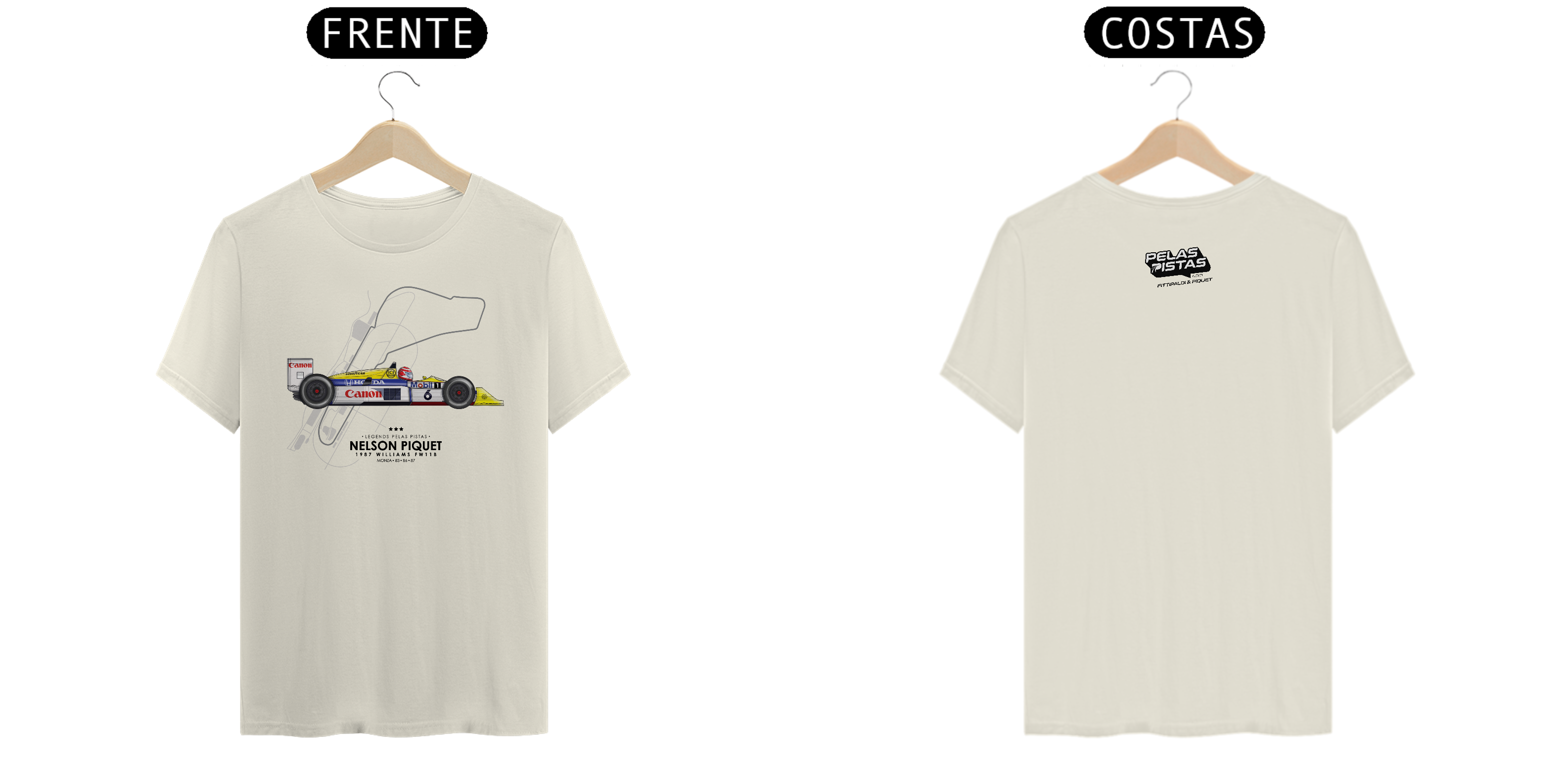 Legends Pelas Pistas - Nelson Piquet (Edição Limitada) Clara