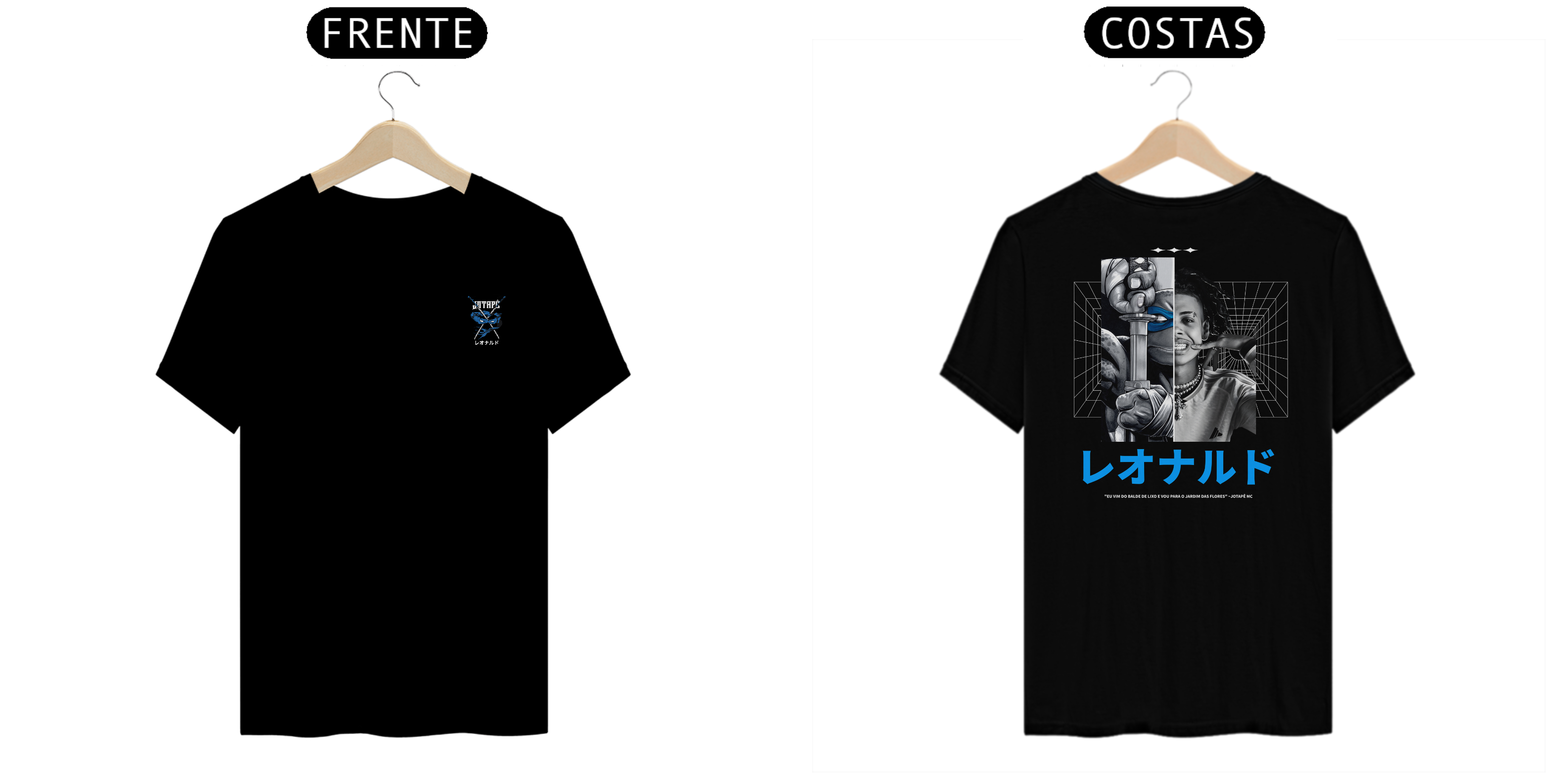 Nome do produto: Camisa Tartaruga Ninja Leonardo (Jotapê)