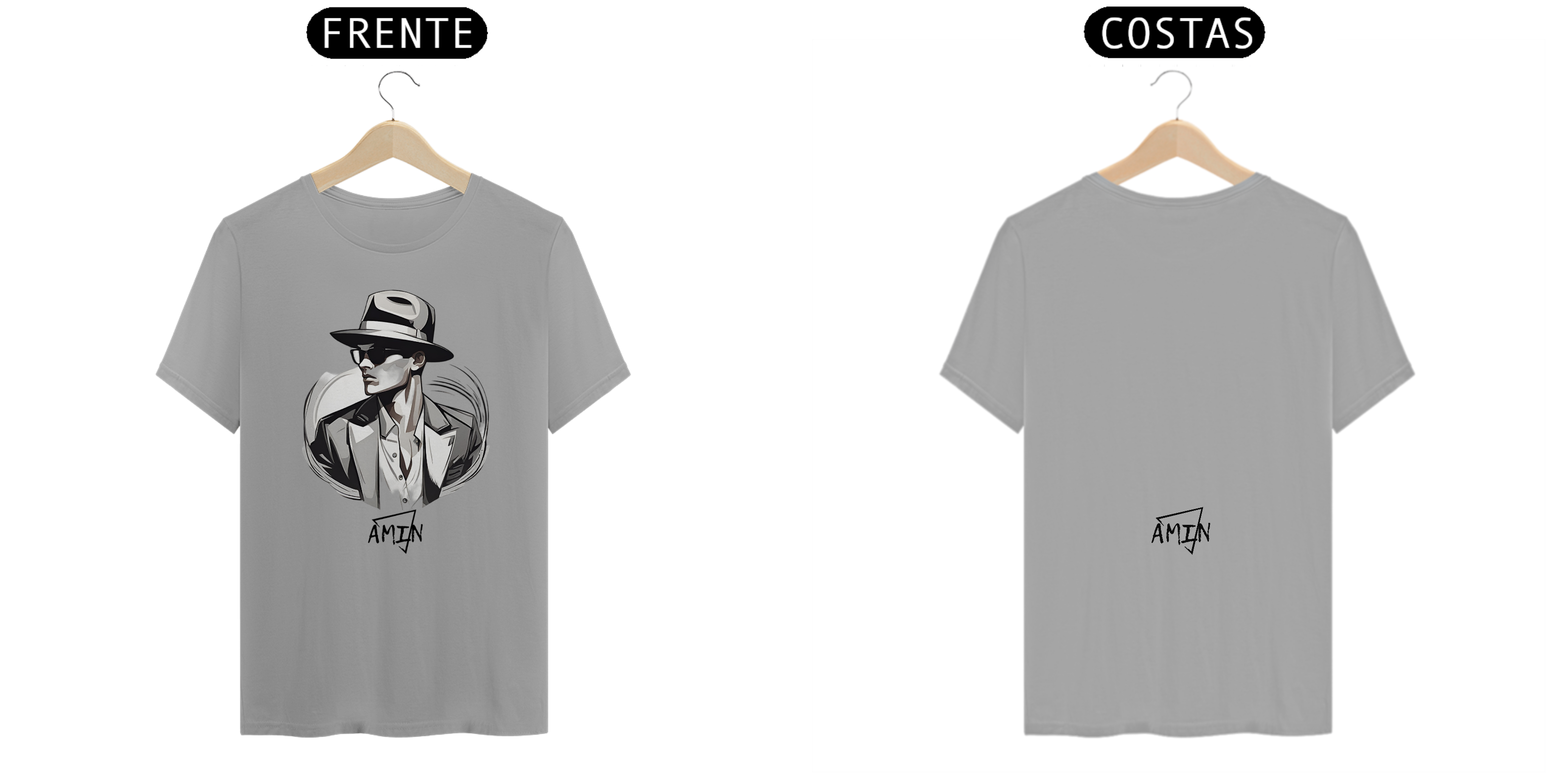 Nome do produto: Camiseta Gentleman Amin (Básica)