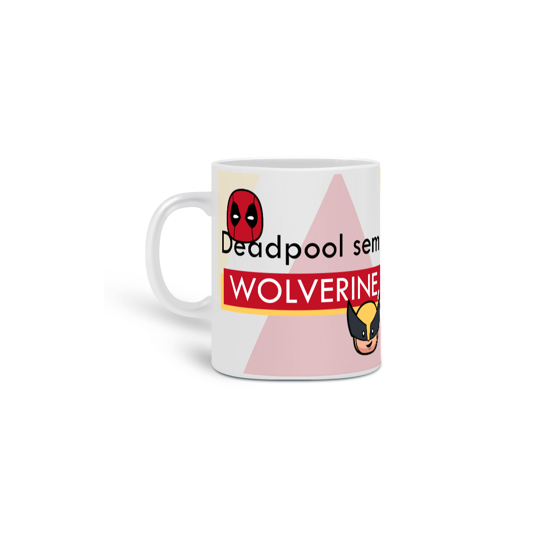CANECA DEADPOOL SEM WOLVERINE