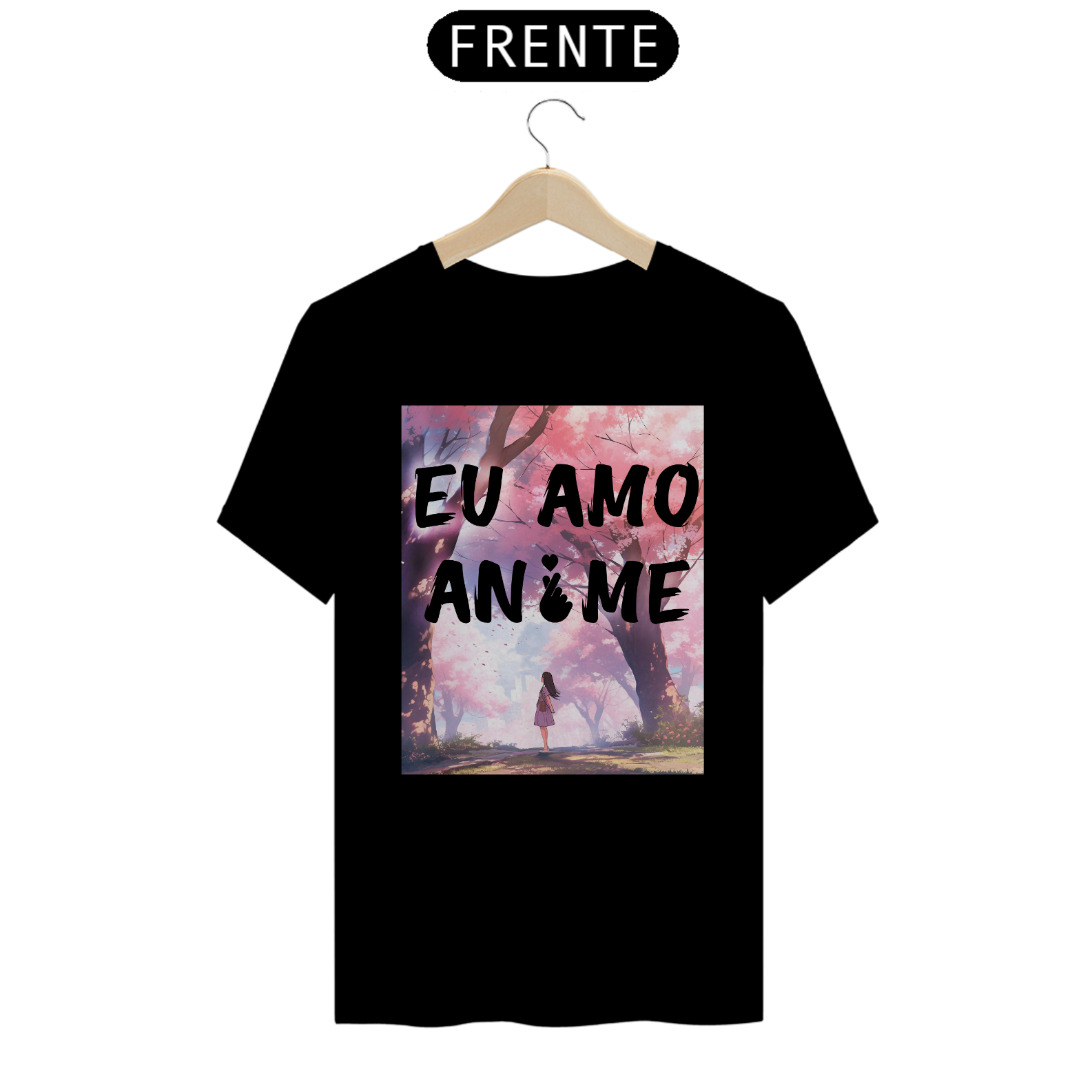Nome do produto: CAMISETA EU AMO ANIME