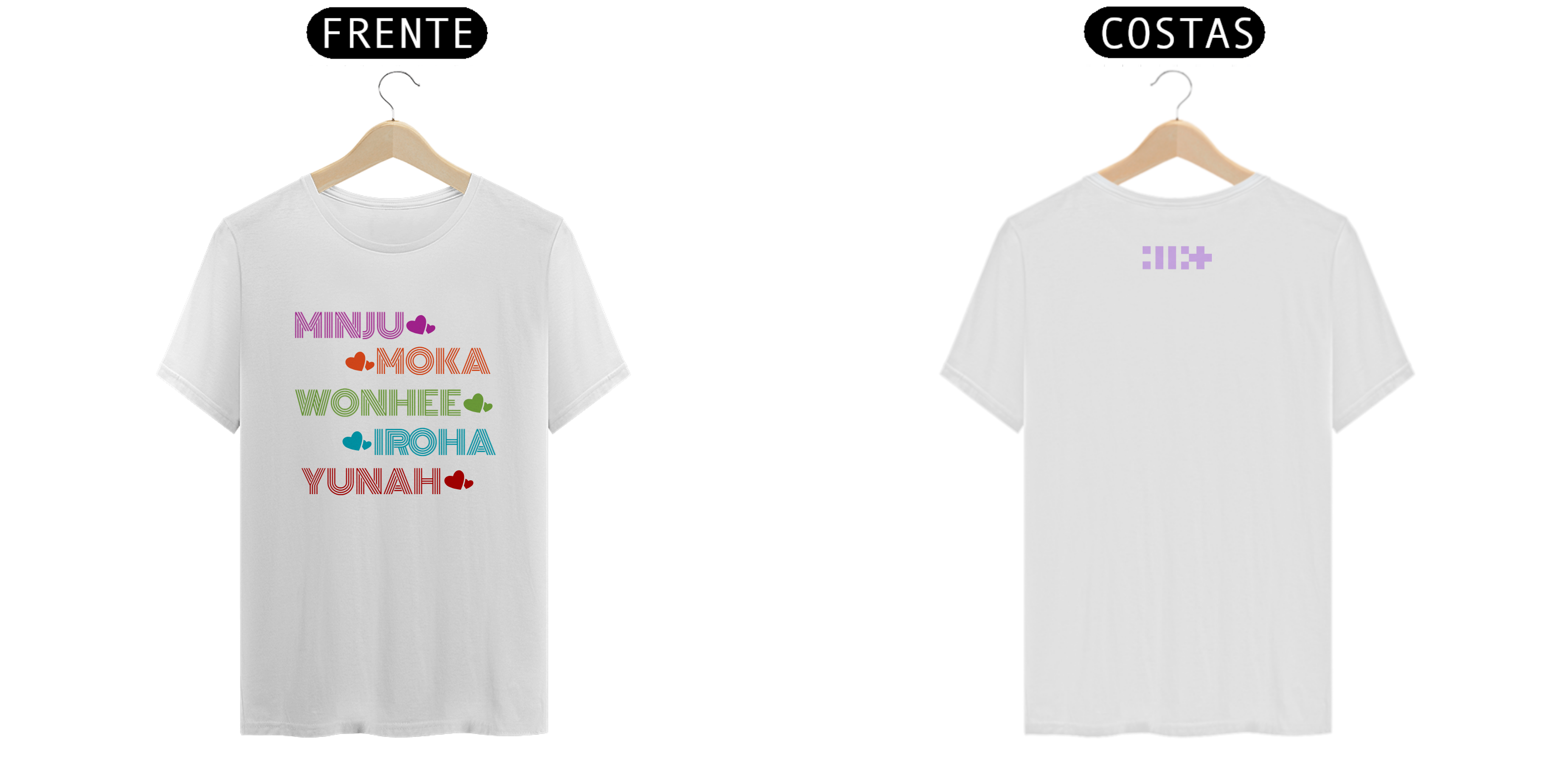 CAMISETA UNISSEX ILLIT NAMES