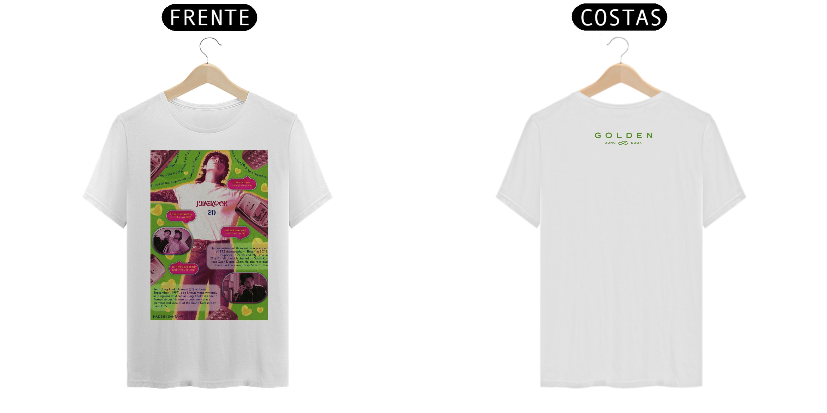 CAMISETA JUNGKOOK 3D