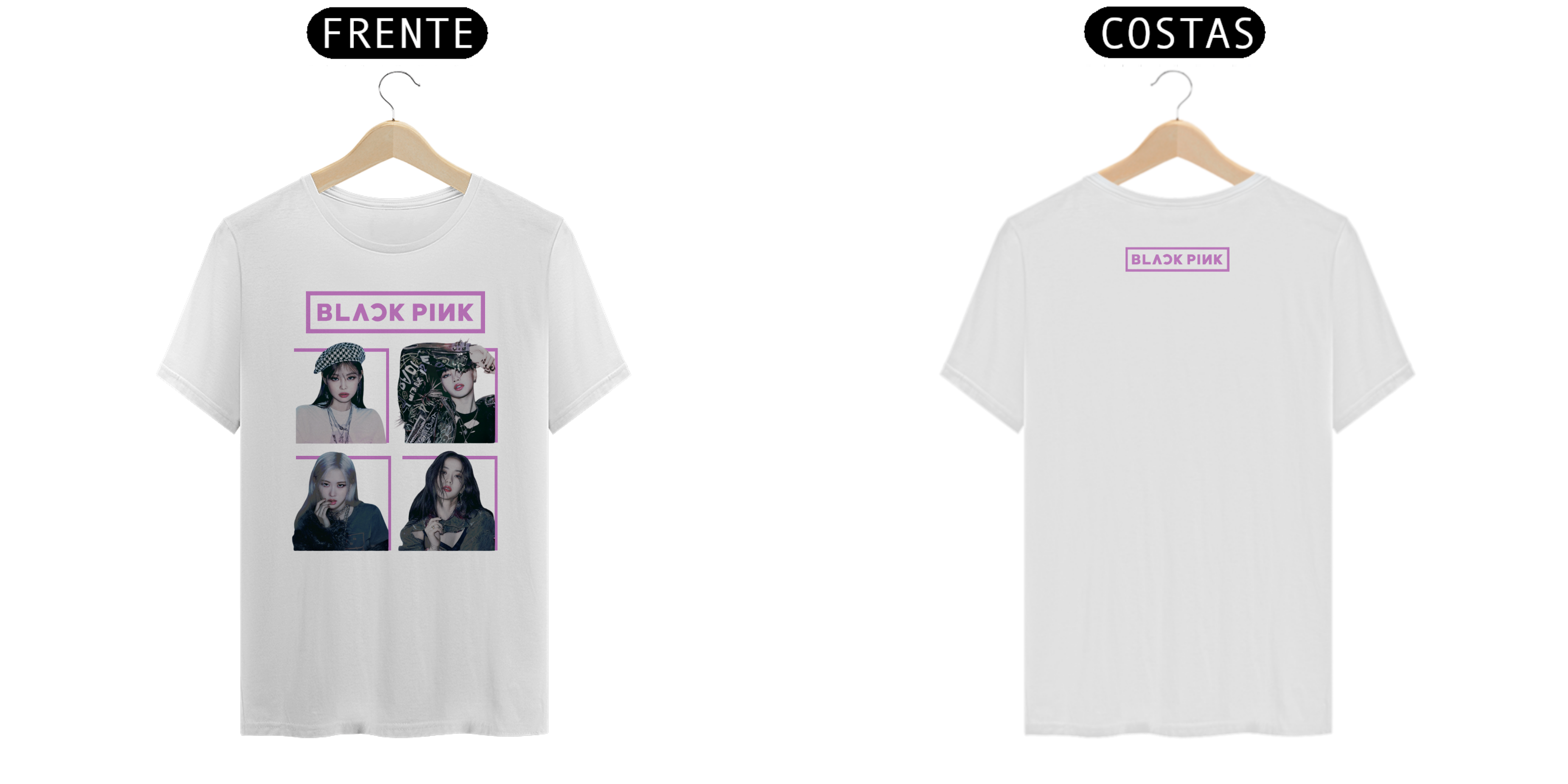 CAMISETA BLACK PINK GRUPO