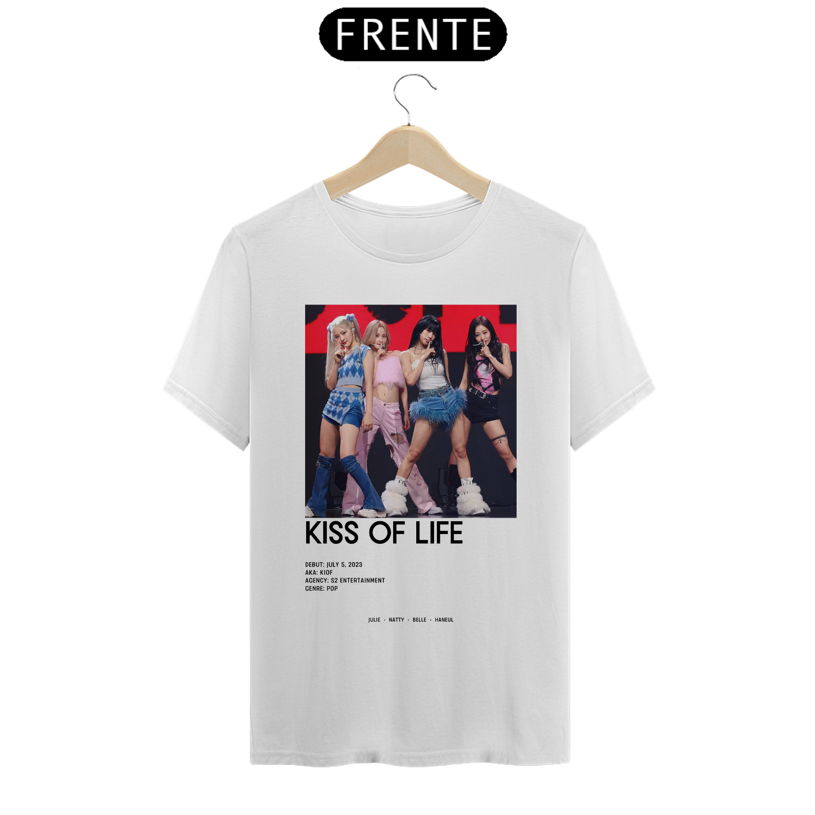 CAMISETA KISS OF LIFE 