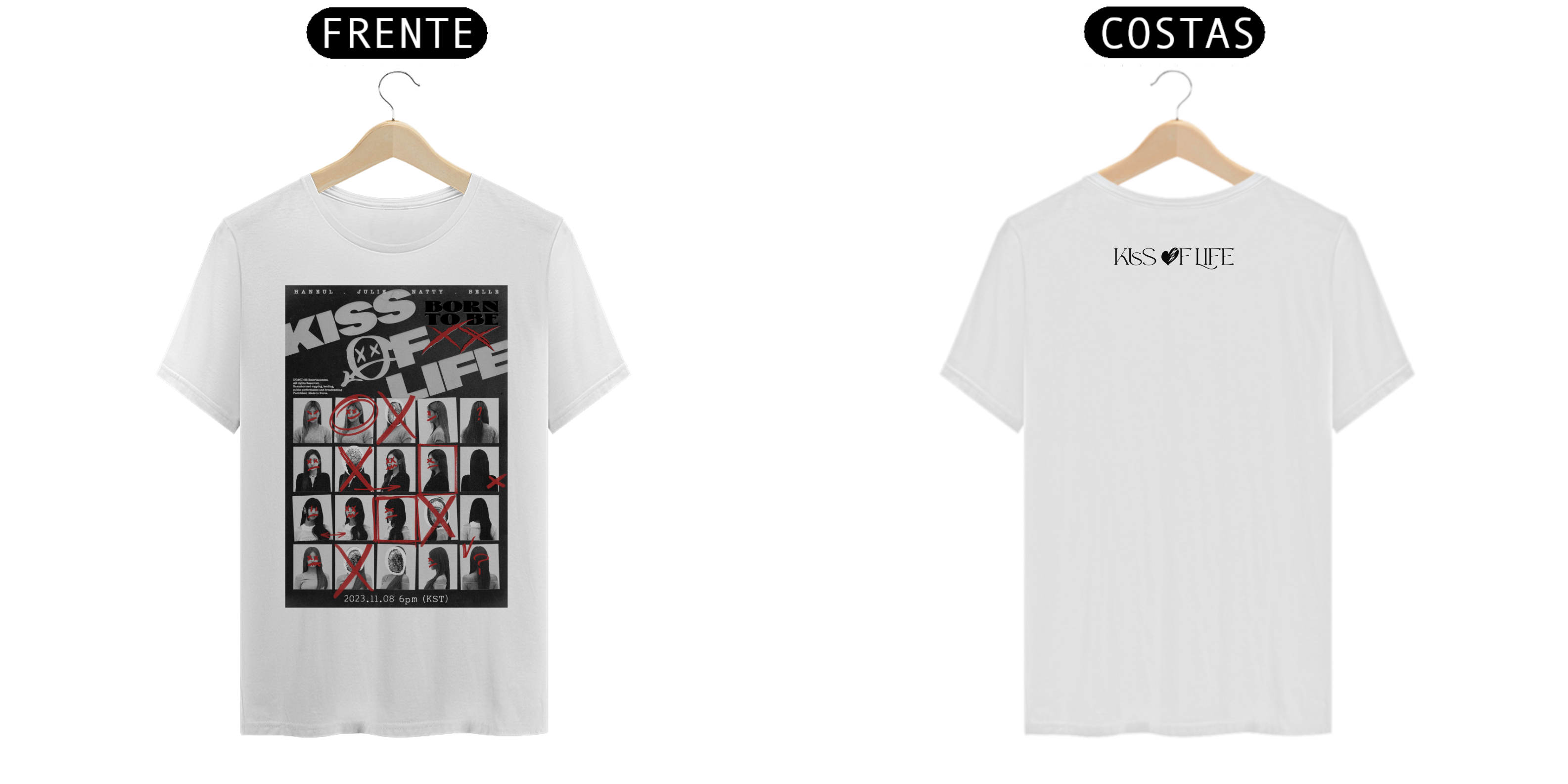 CAMISETA KISS OF LIFE 3