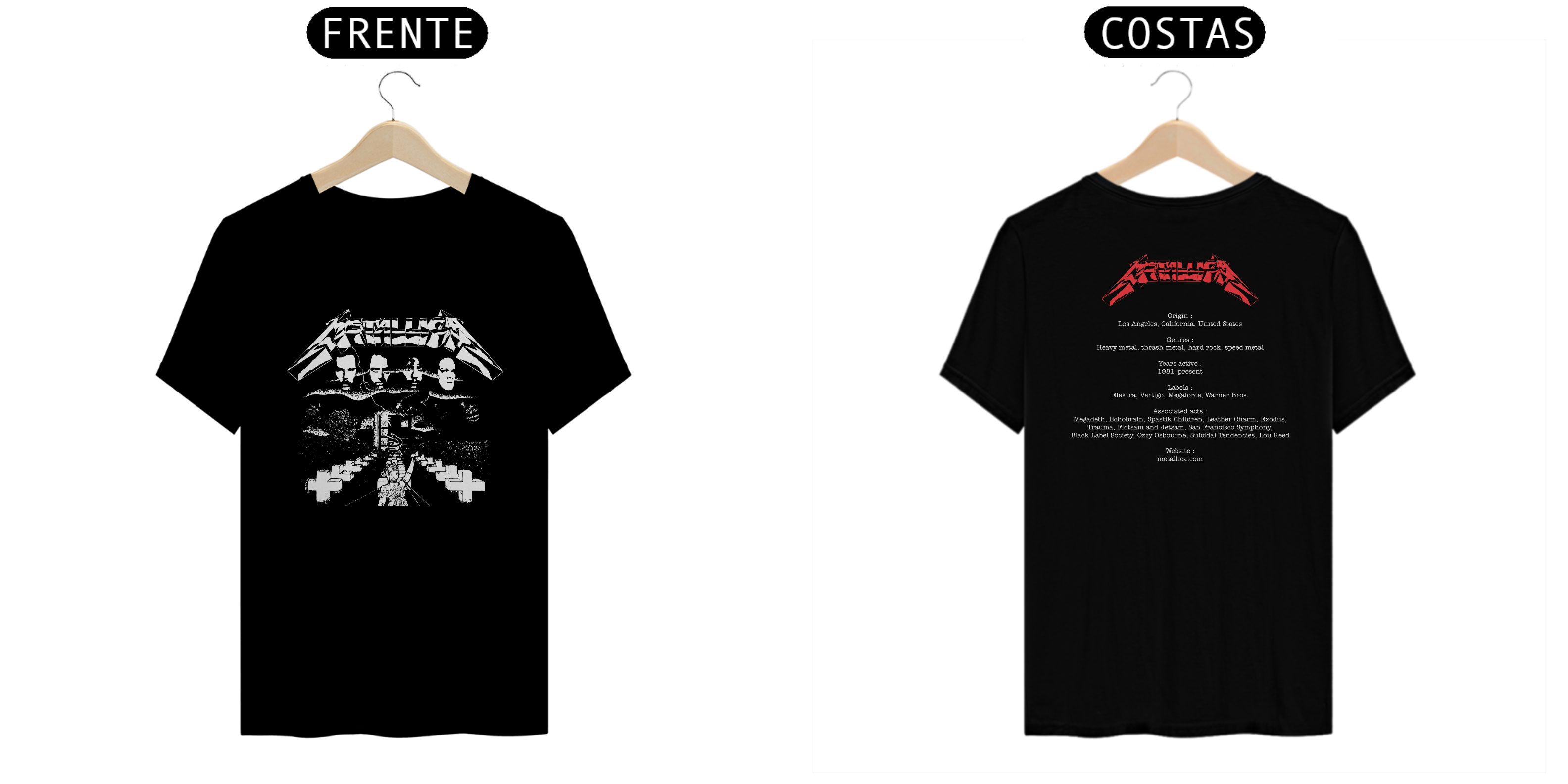 Camiseta Metallica (PRIME)