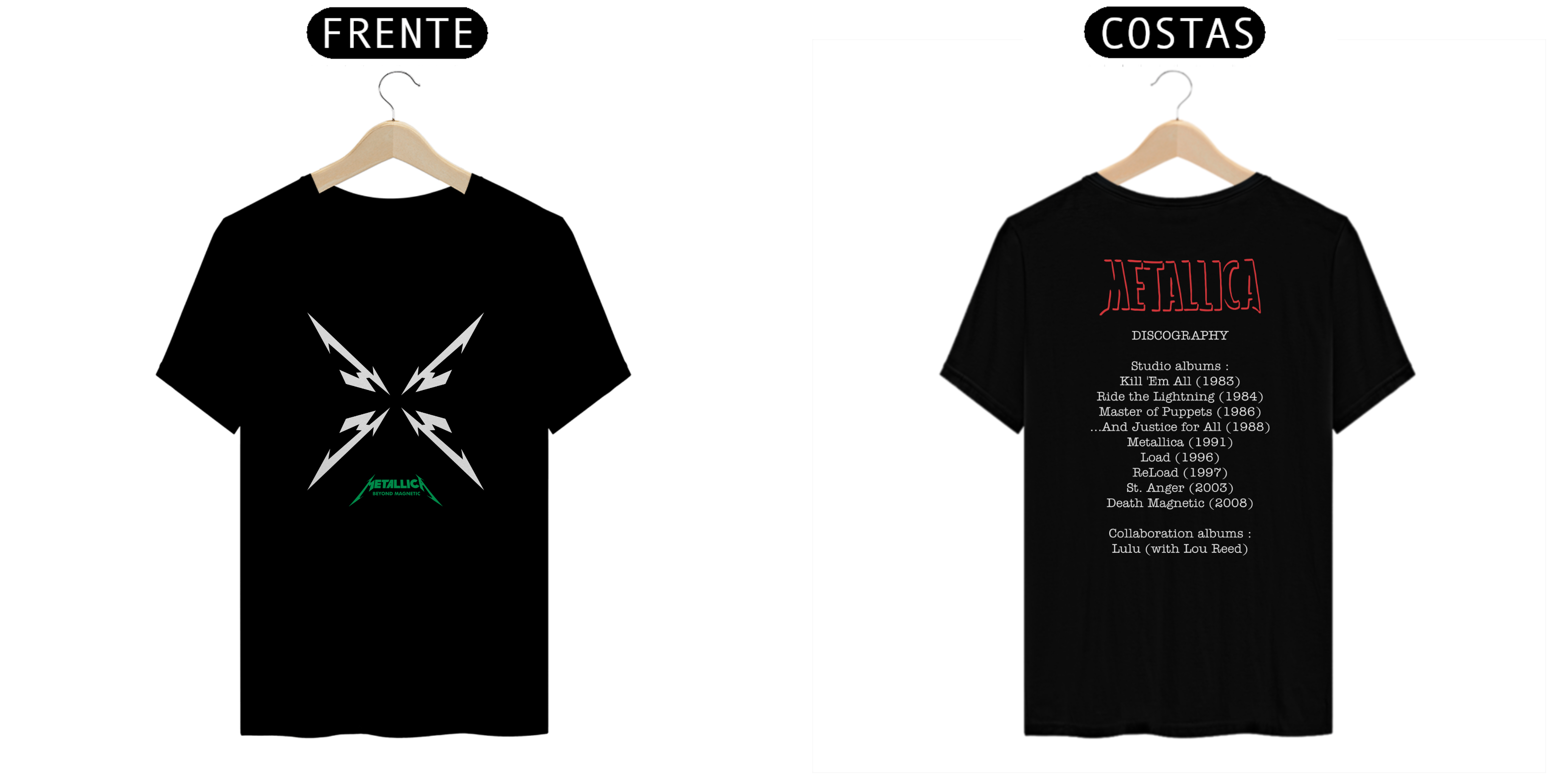 Camiseta Metallica (PRIME)