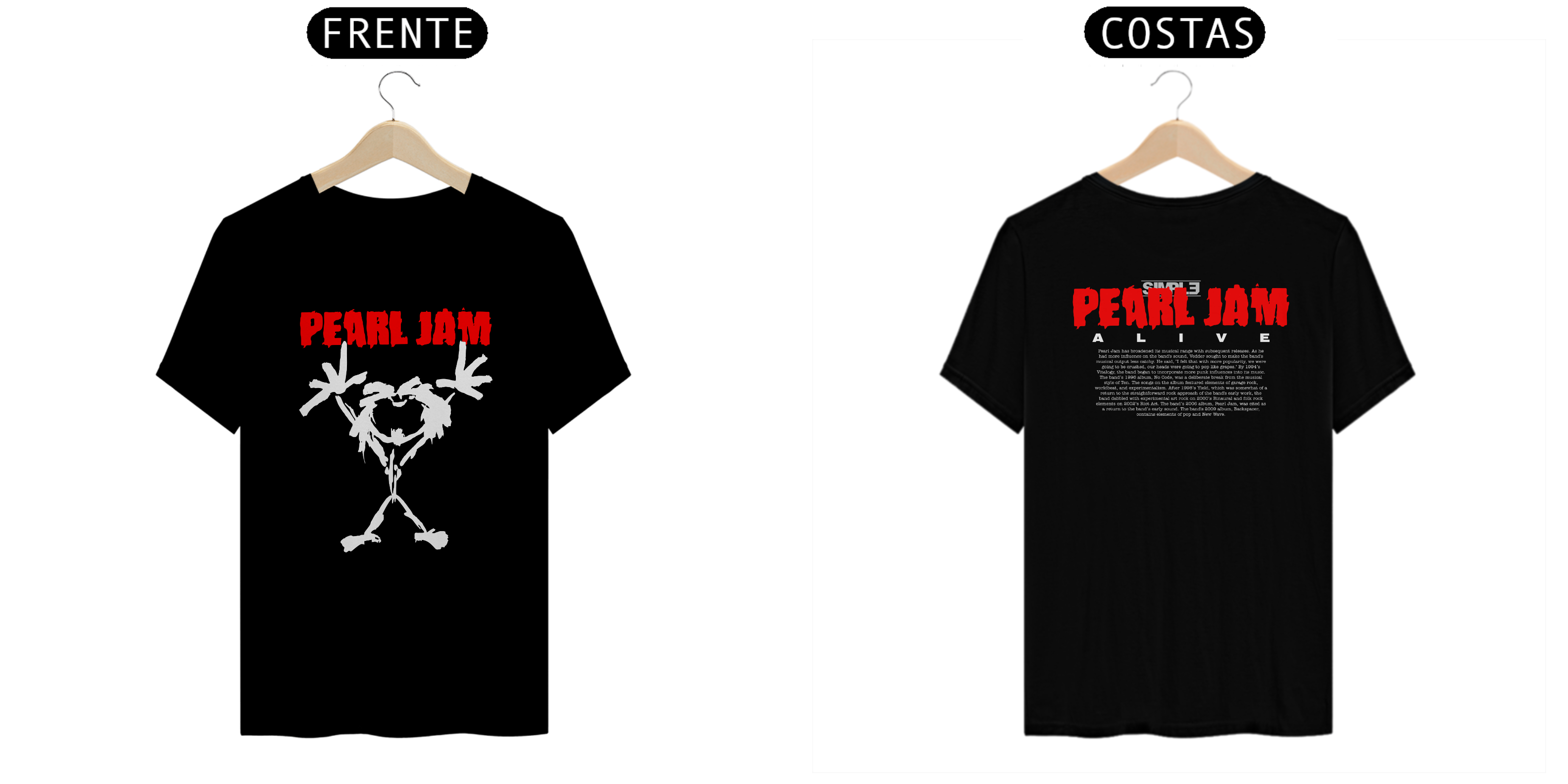 Camiseta Pearl Jam (PRIME)