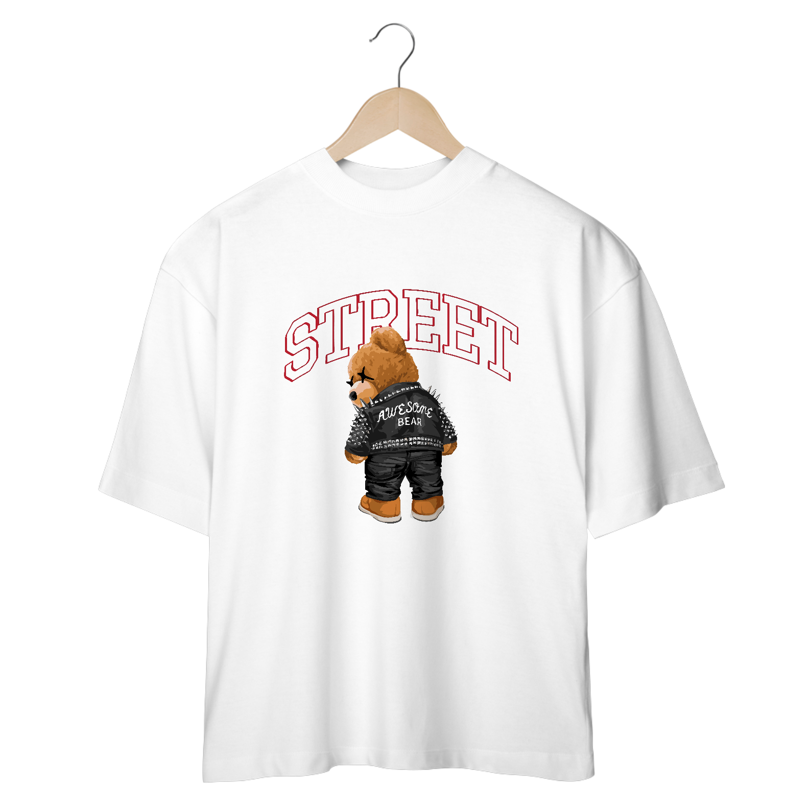 Nome do produto  Stree Boy Camiseta Oversized 