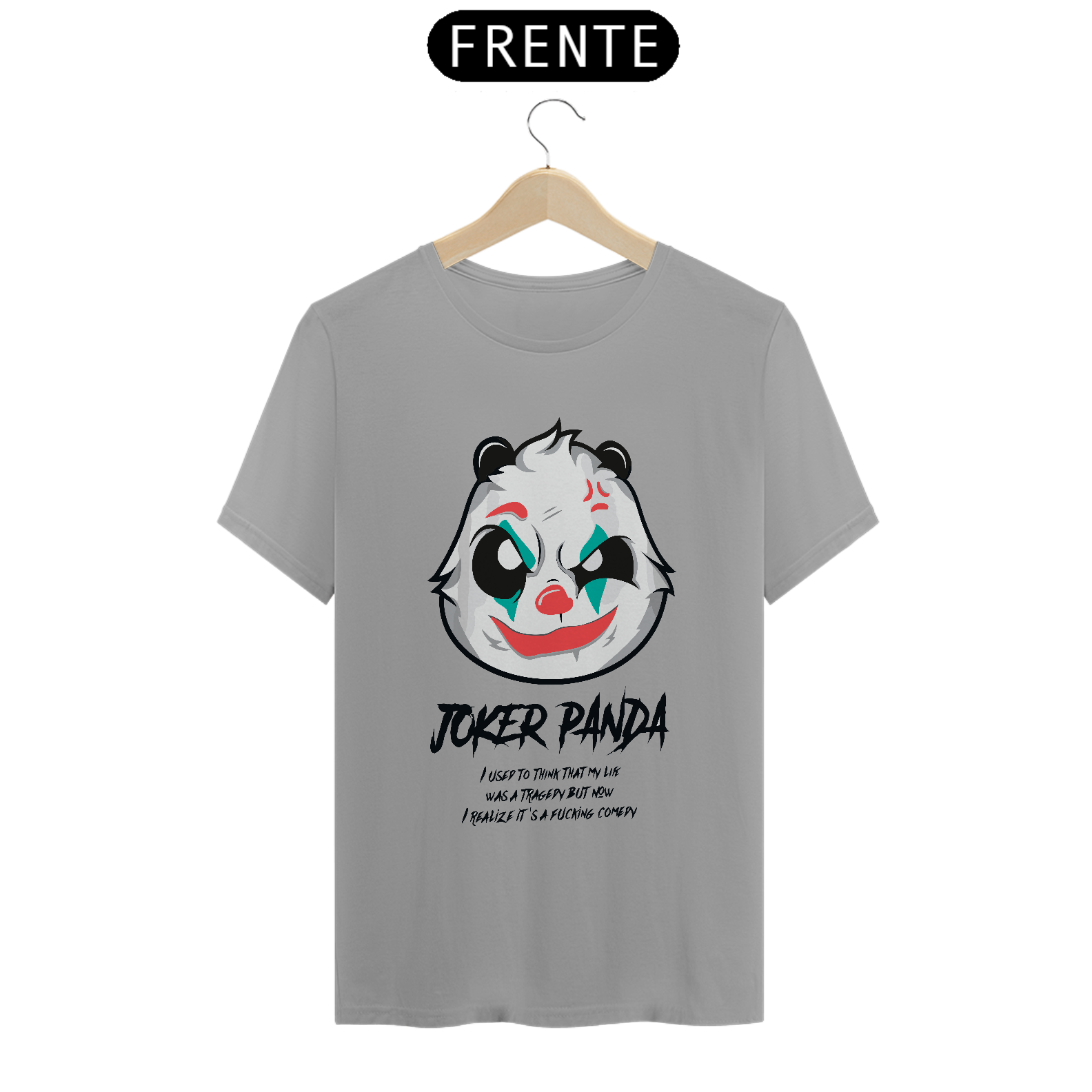 Nome do produto  Camiseta Estonada Joker Panda