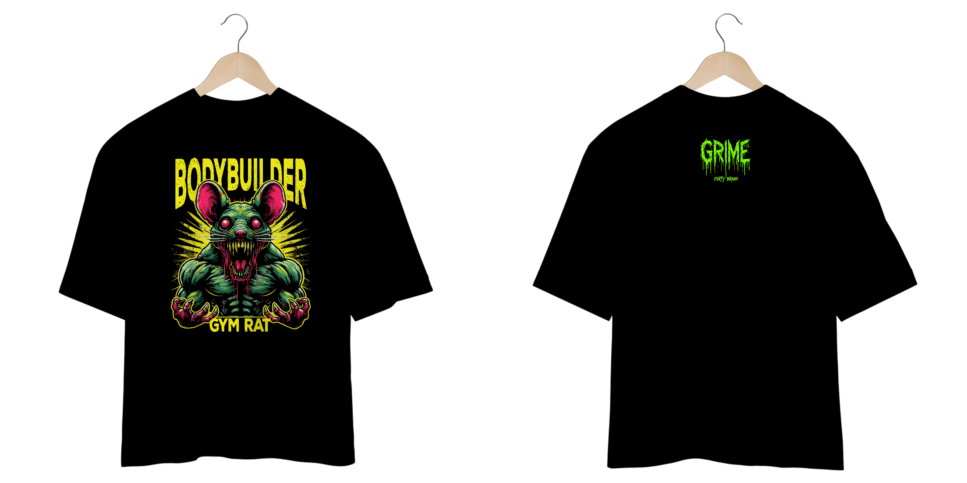 Oversized - Gym Rat - Agressivo 