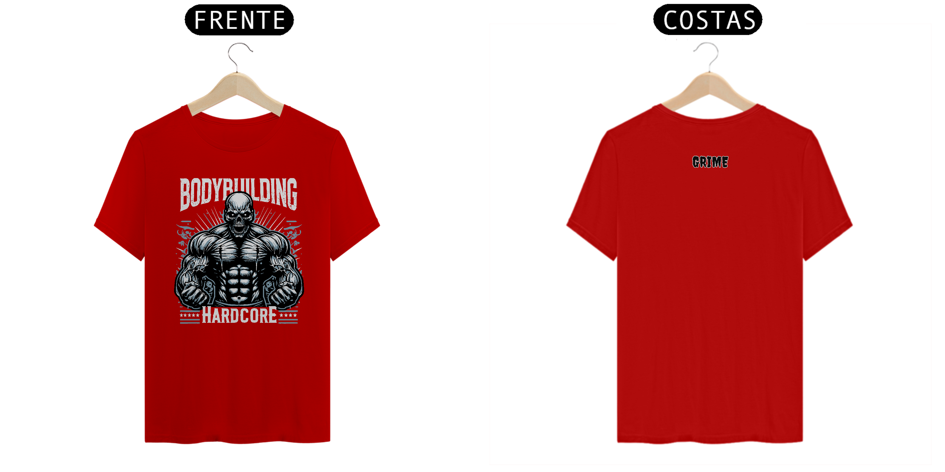 T-Shirt Clássica - Caveira no Veneno 