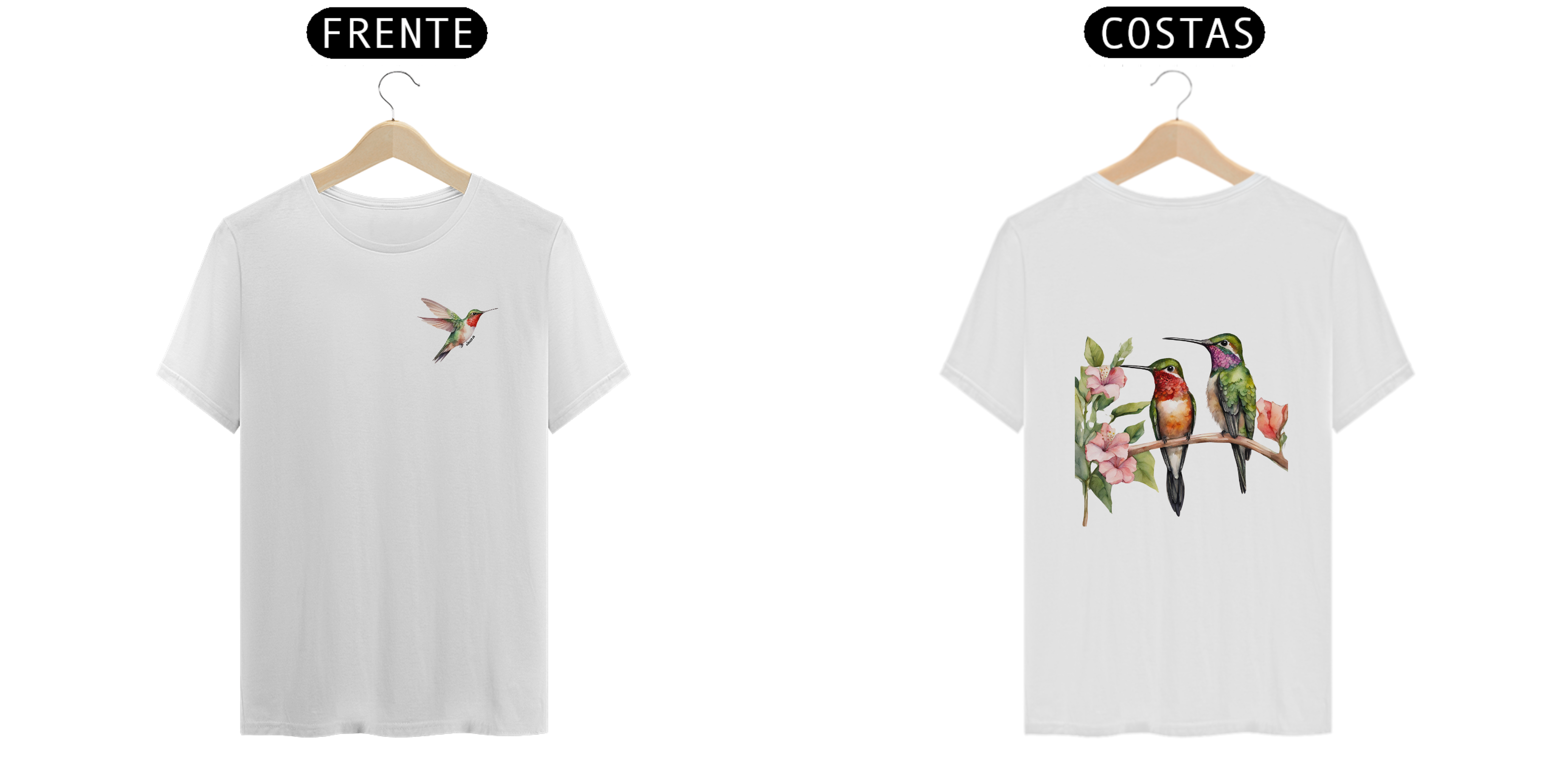 Nome do produto  Camiseta Beija-Flor