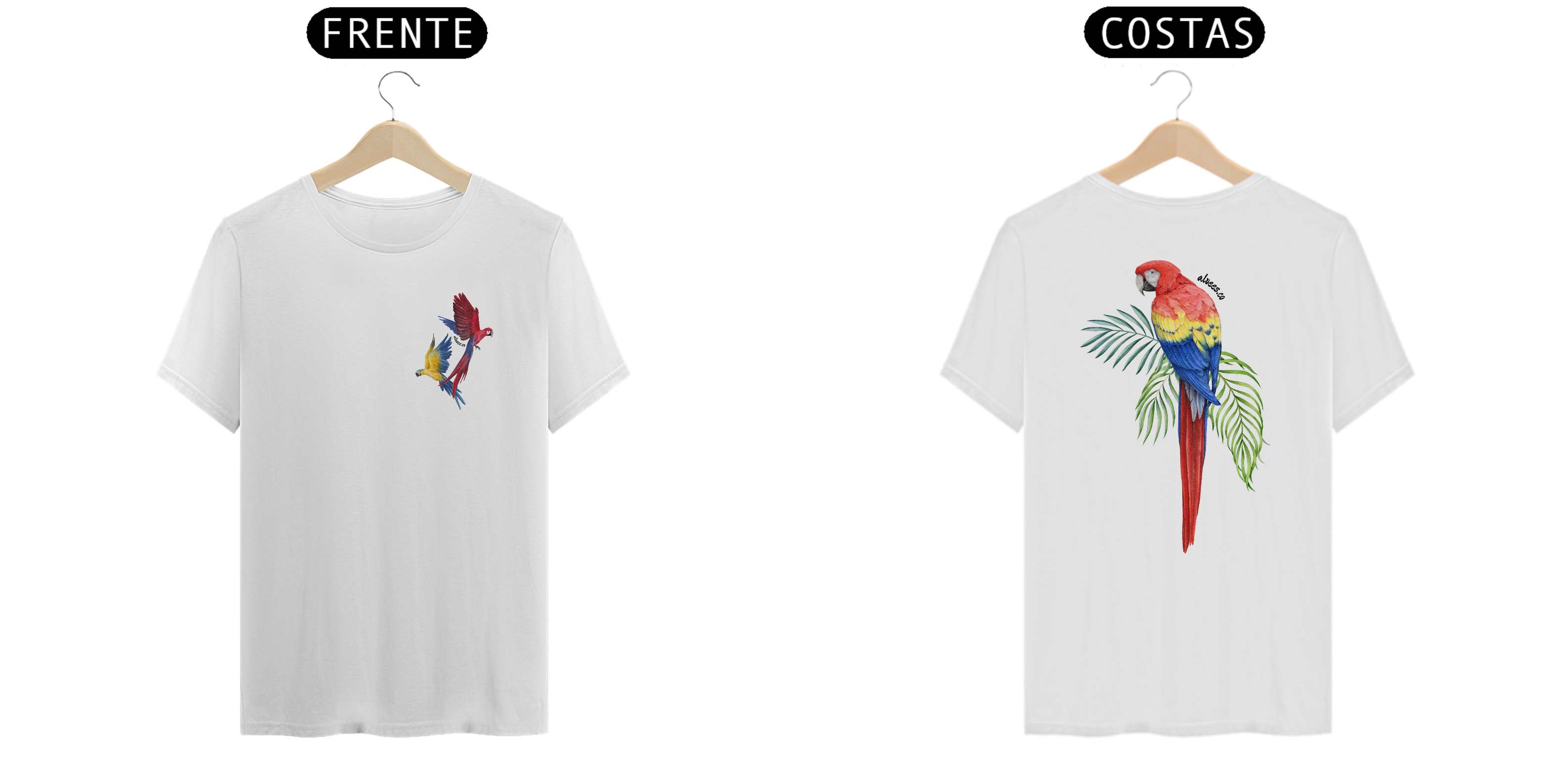 Nome do produto  Camiseta Arara 