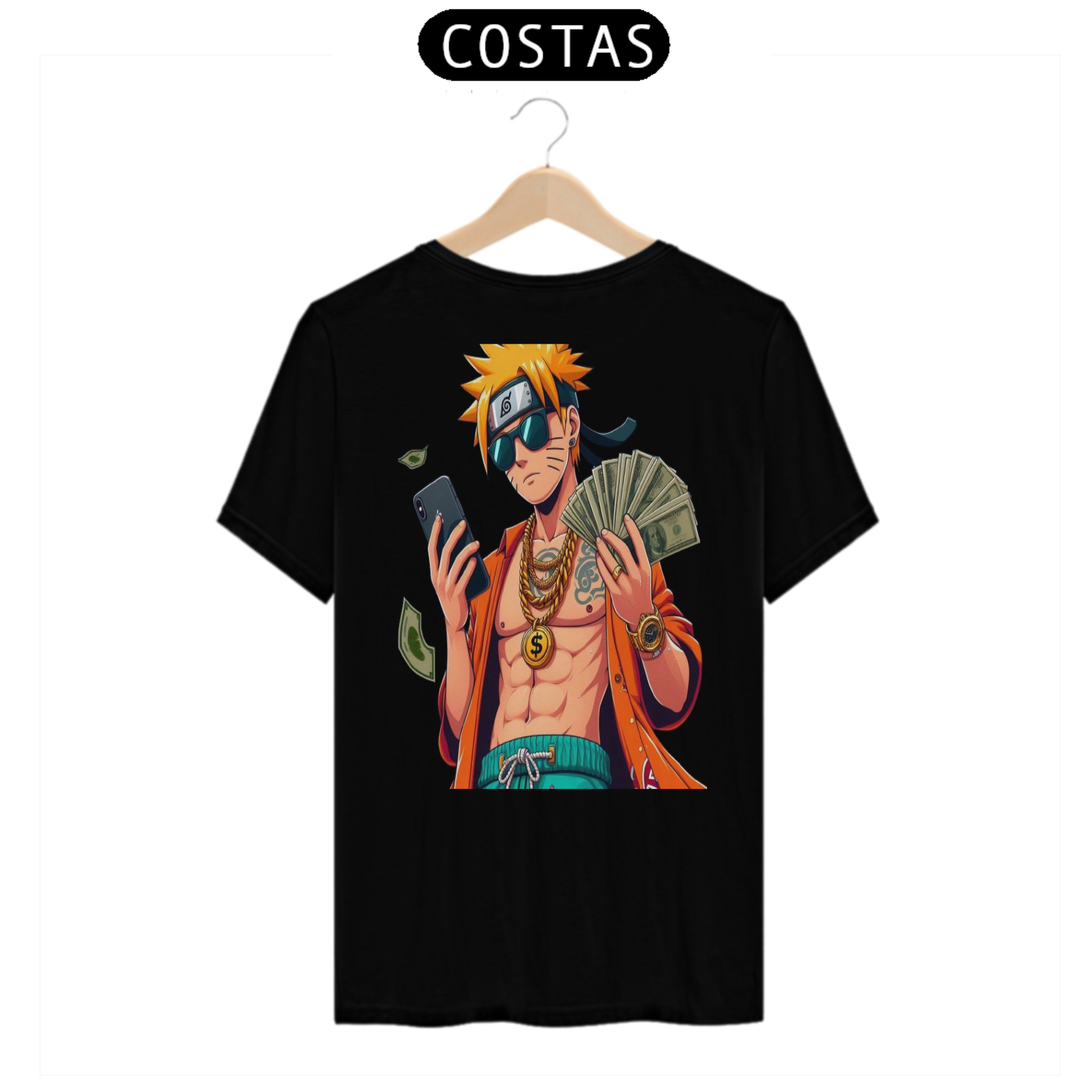 camisetas personalisadas de naruto 