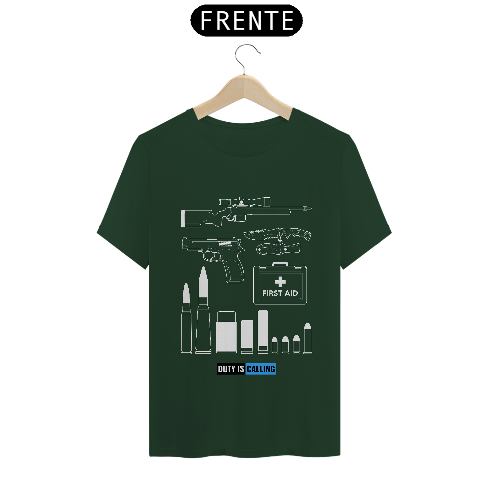 Nome do produto: Camisa kit sniper