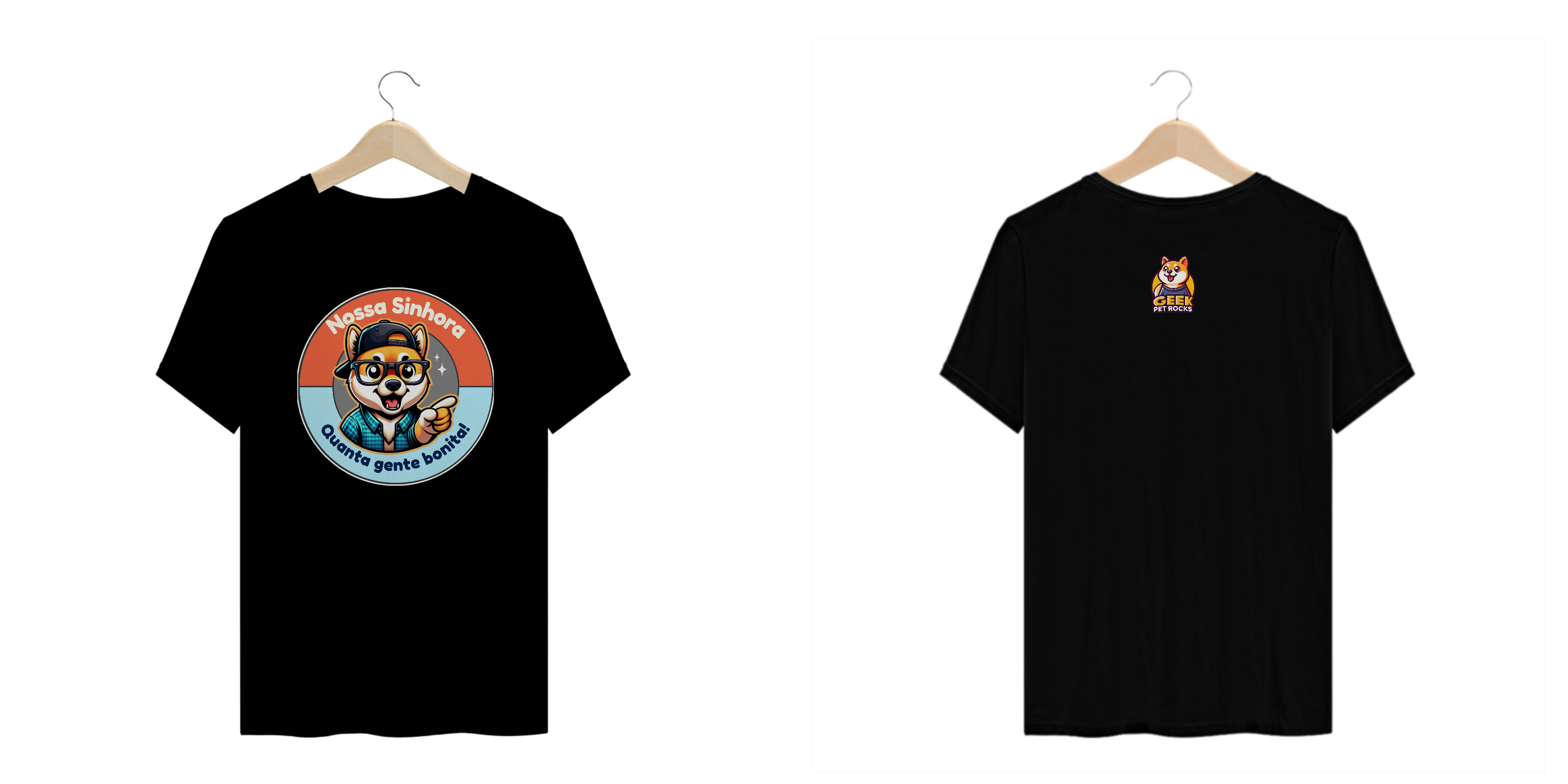 T-Shirt Plus Size| Shiba | Quanta Gente Bonita by Fred