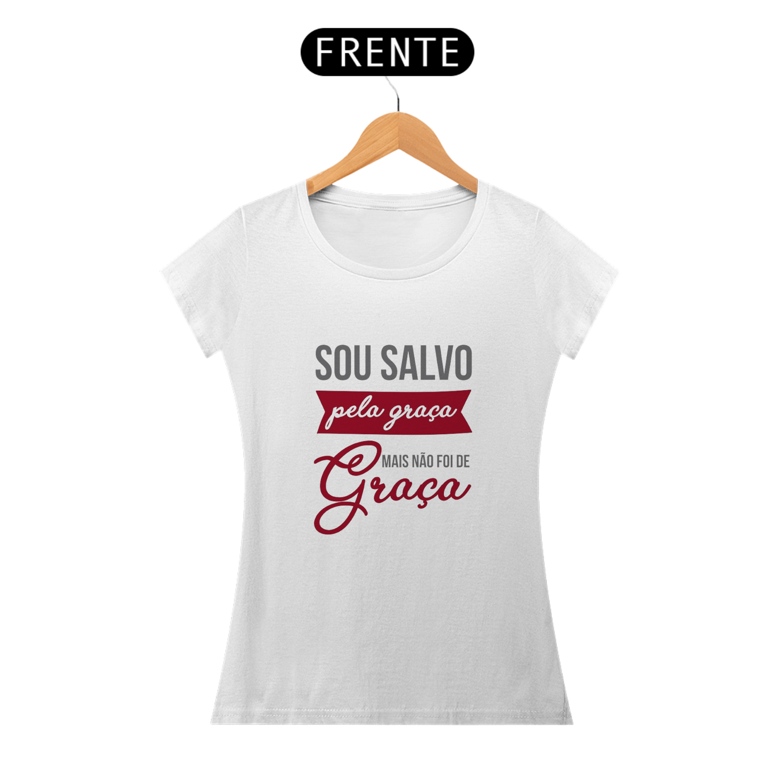 SOU SALVO PELA GRAÇA - BABY LOOK    