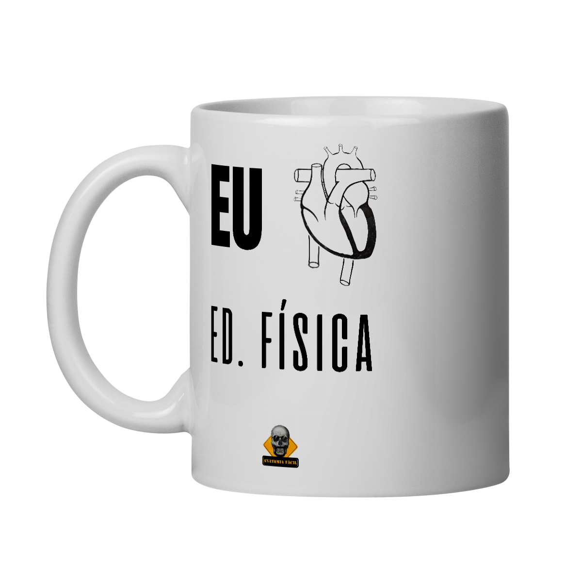 Caneca Eu <3 Ed. Física direito